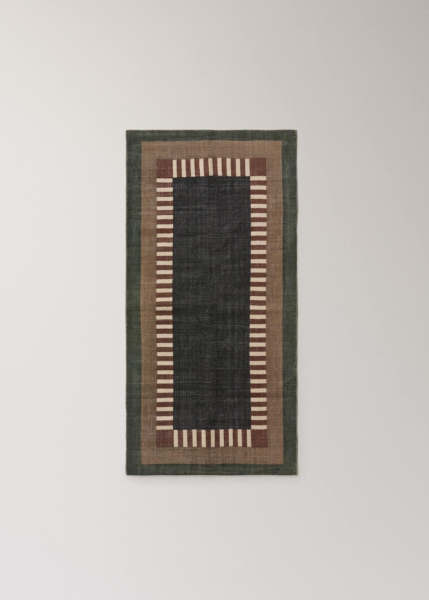 Geometric print cotton rug - Artikkel uten modell