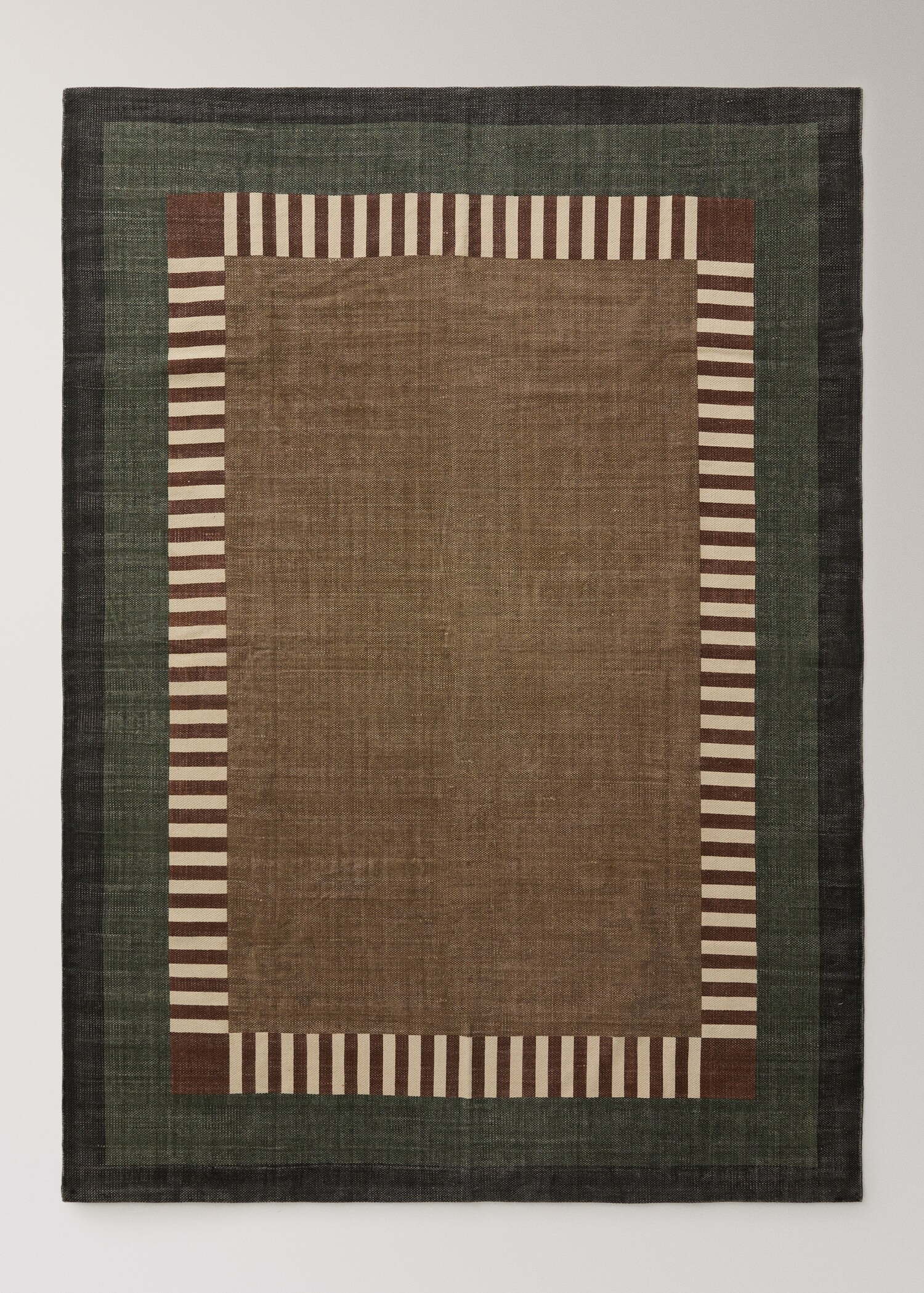 Geometric print cotton rug - Article without model