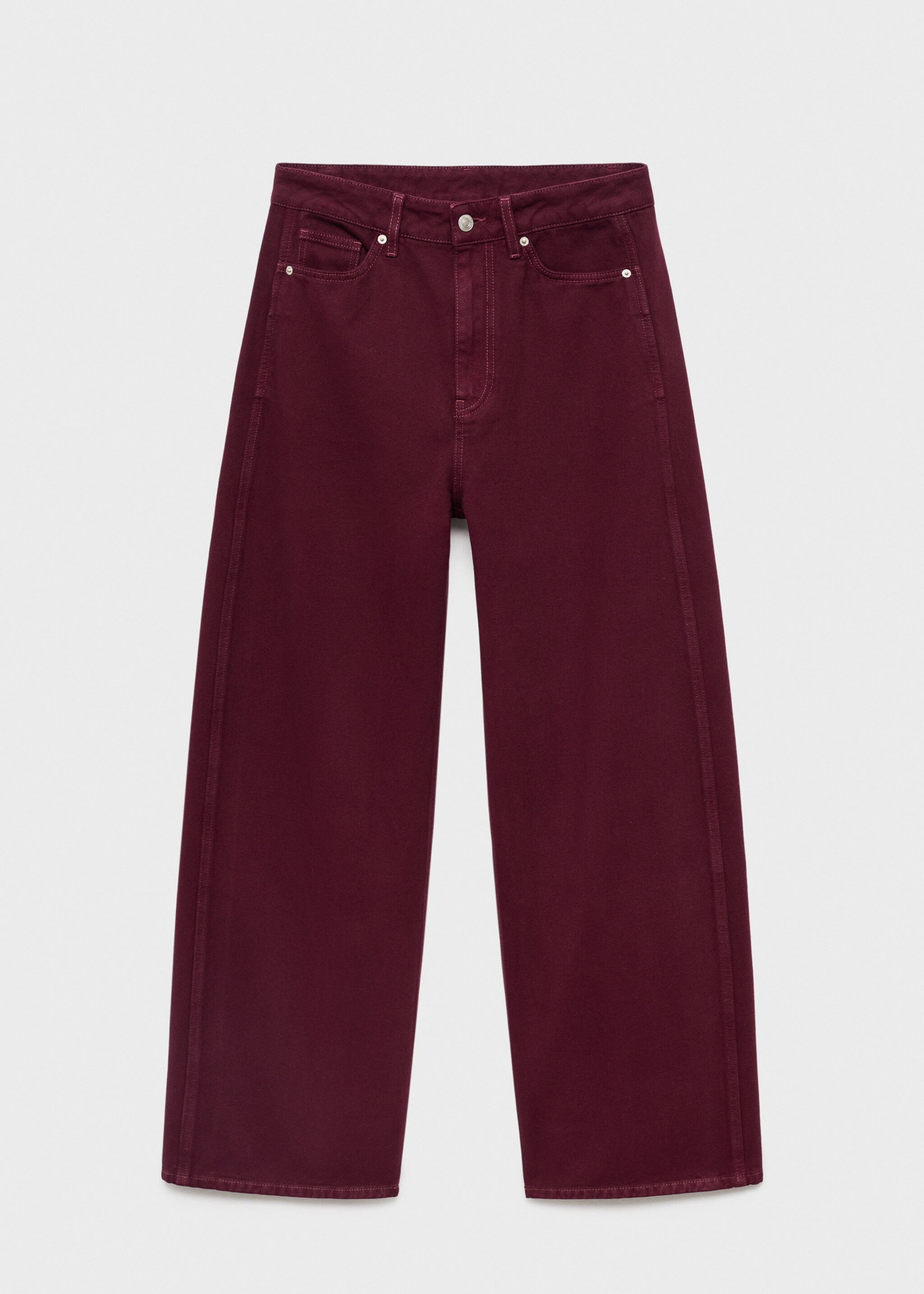 High-rise balloon jeans - Article without model, Wine. Ref: 17014792-00.