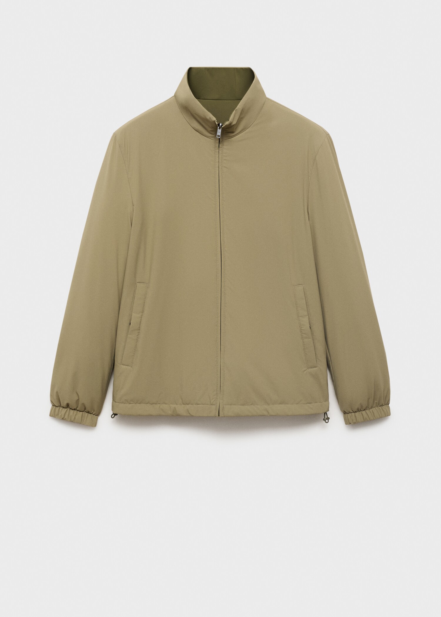 Reversible quilted water-repellent reversible jacket - Article without model