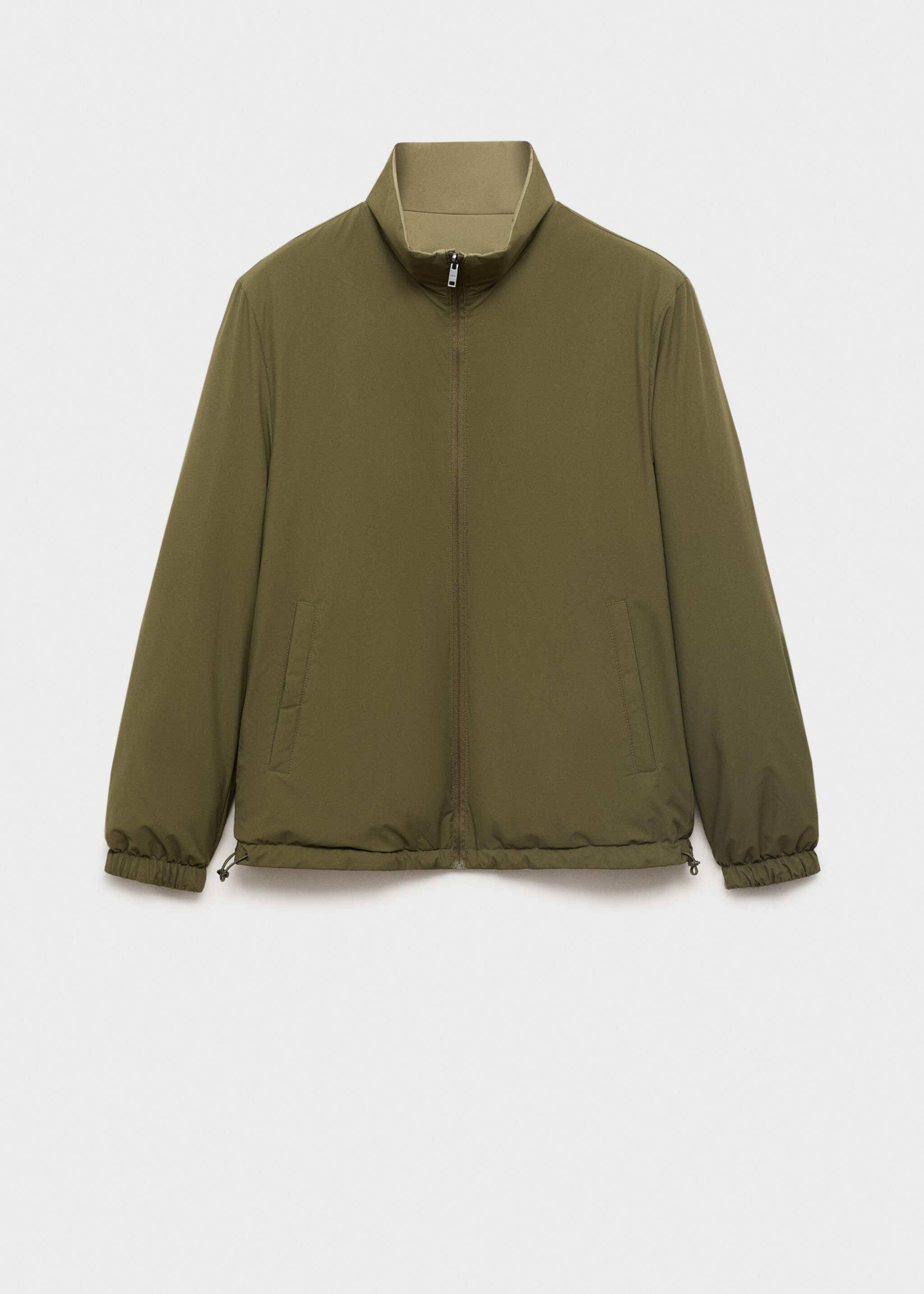 Reversible quilted water-repellent reversible jacket - Details of the article 8