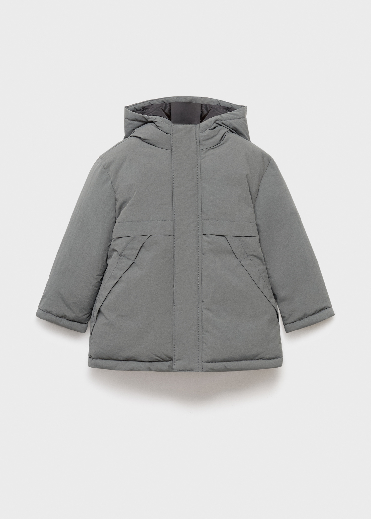 Hood quilted coat - Article without model