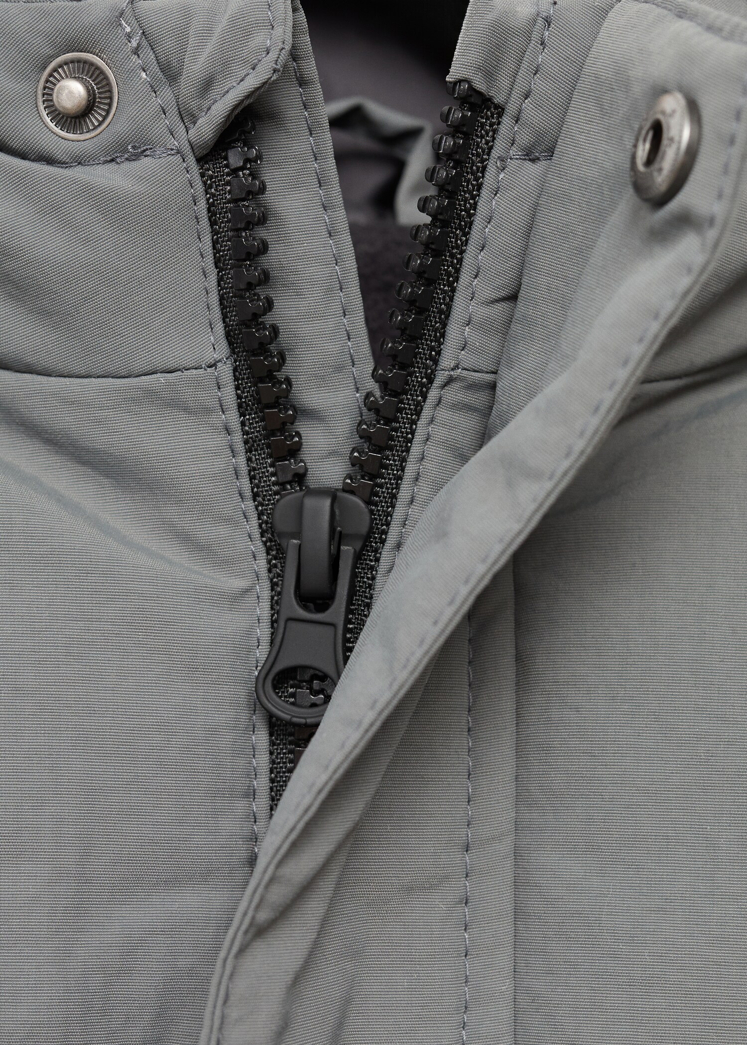 Hood quilted coat - Details of the article 8