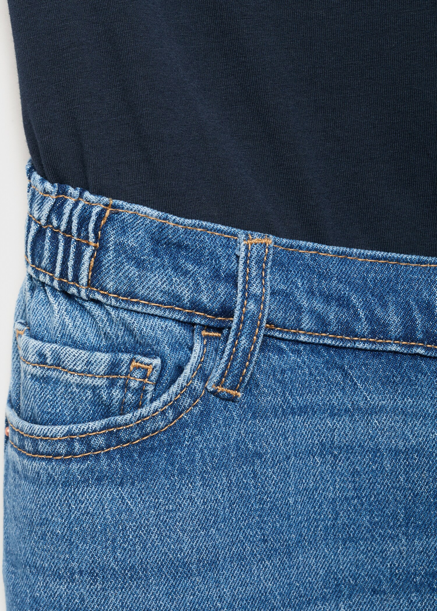 Crop straight-leg maternity jeans - Details of the article 8