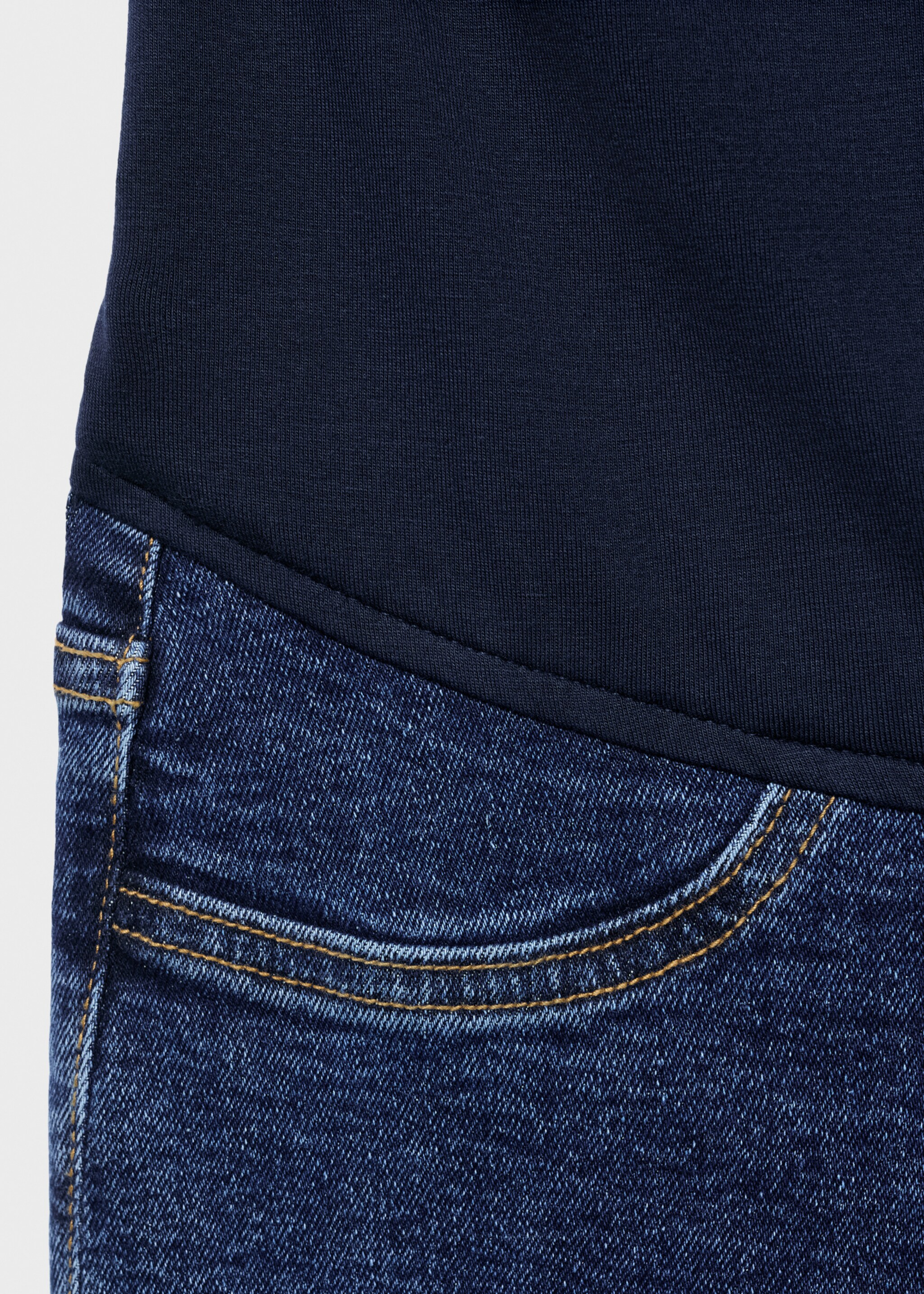 Maternity Straight Jeans - Details of the article 8, Open Blue. Ref: 17015150-00.