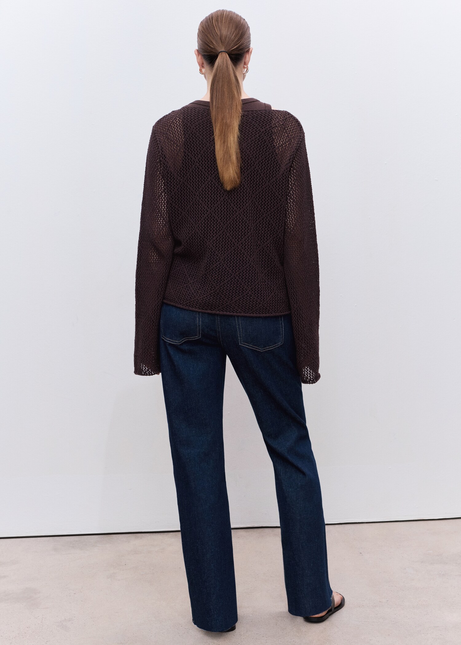 Maternity Straight Jeans - Reverse of the article