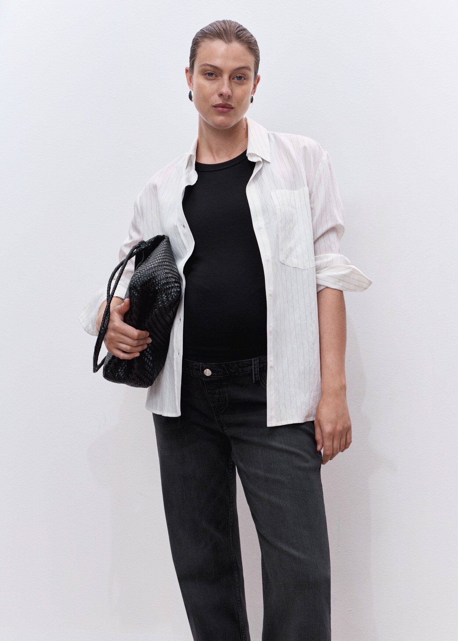 Maternity Straight Jeans - Details of the article 1