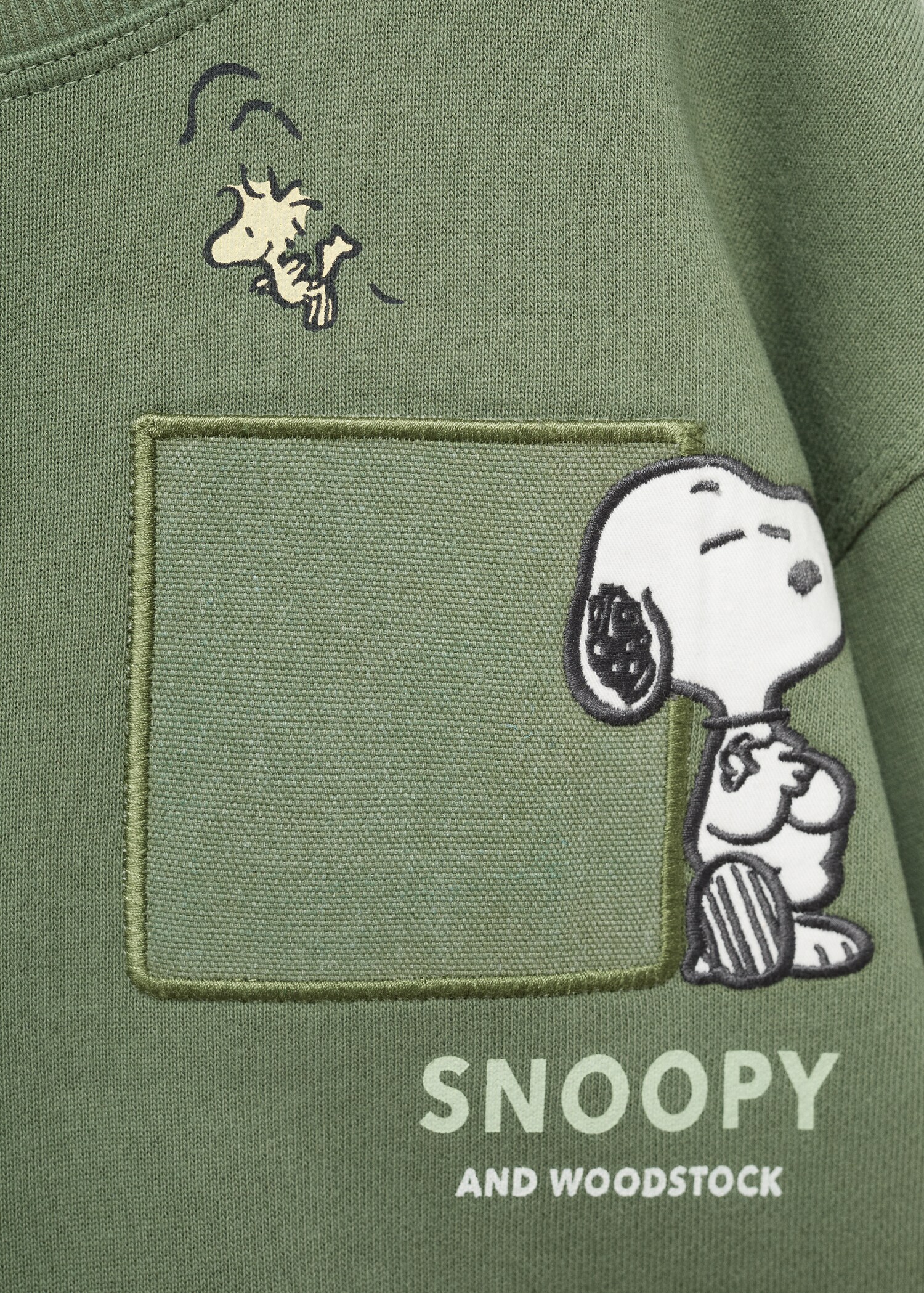 Embroidered Snoopy sweatshirt - Details of the article 8