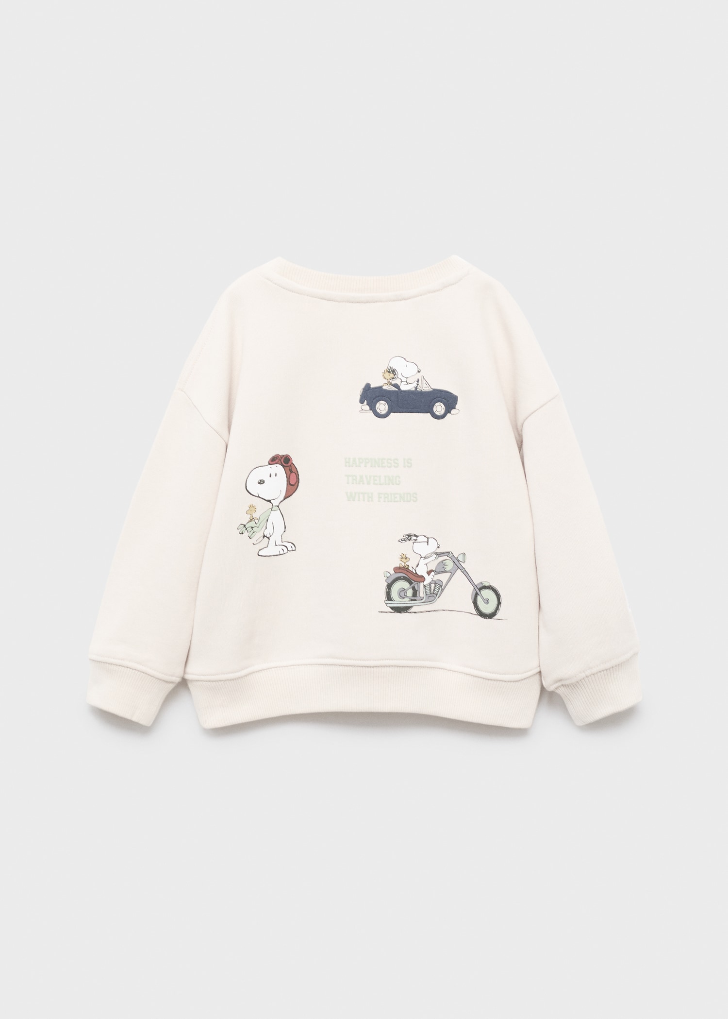 Felpa Snoopy ricamata Bambini MANGO Italia - Main Image