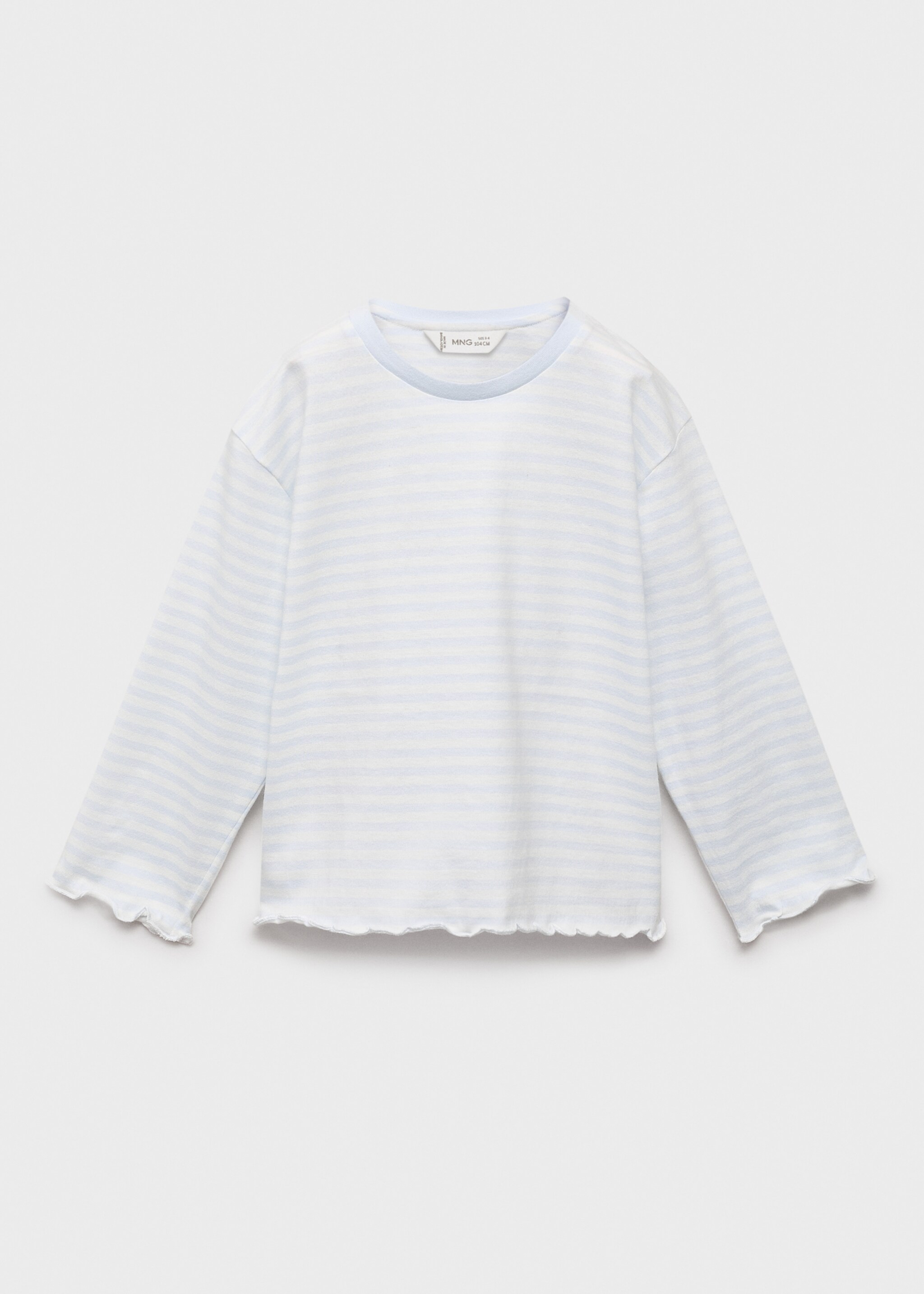 Striped cotton T-shirt - Article without model