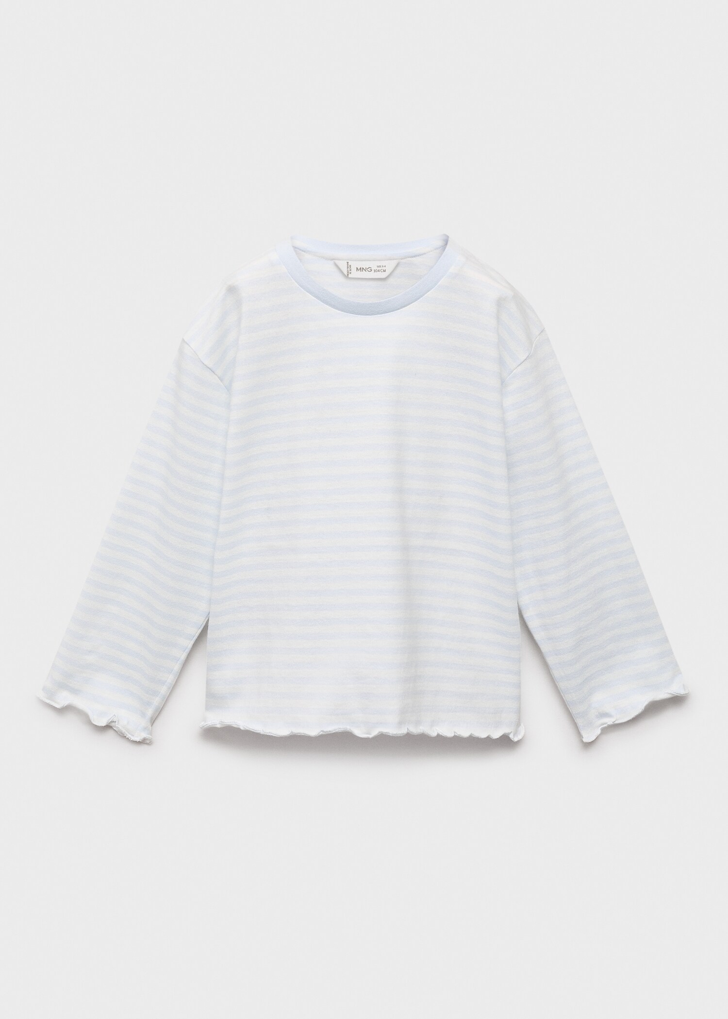 Striped cotton T-shirt - Article without model