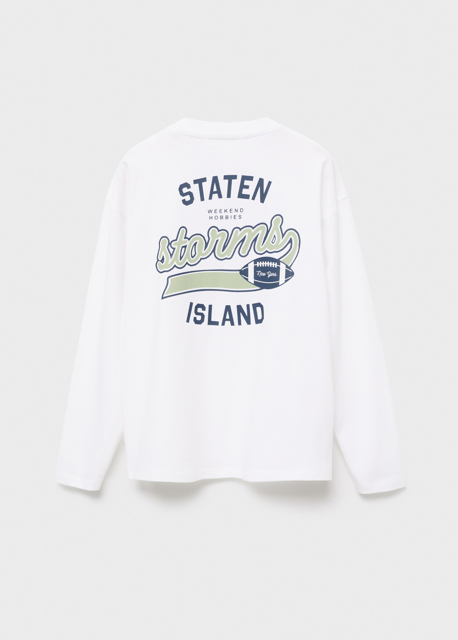 Printed long sleeve t-shirt - Reverse of the article