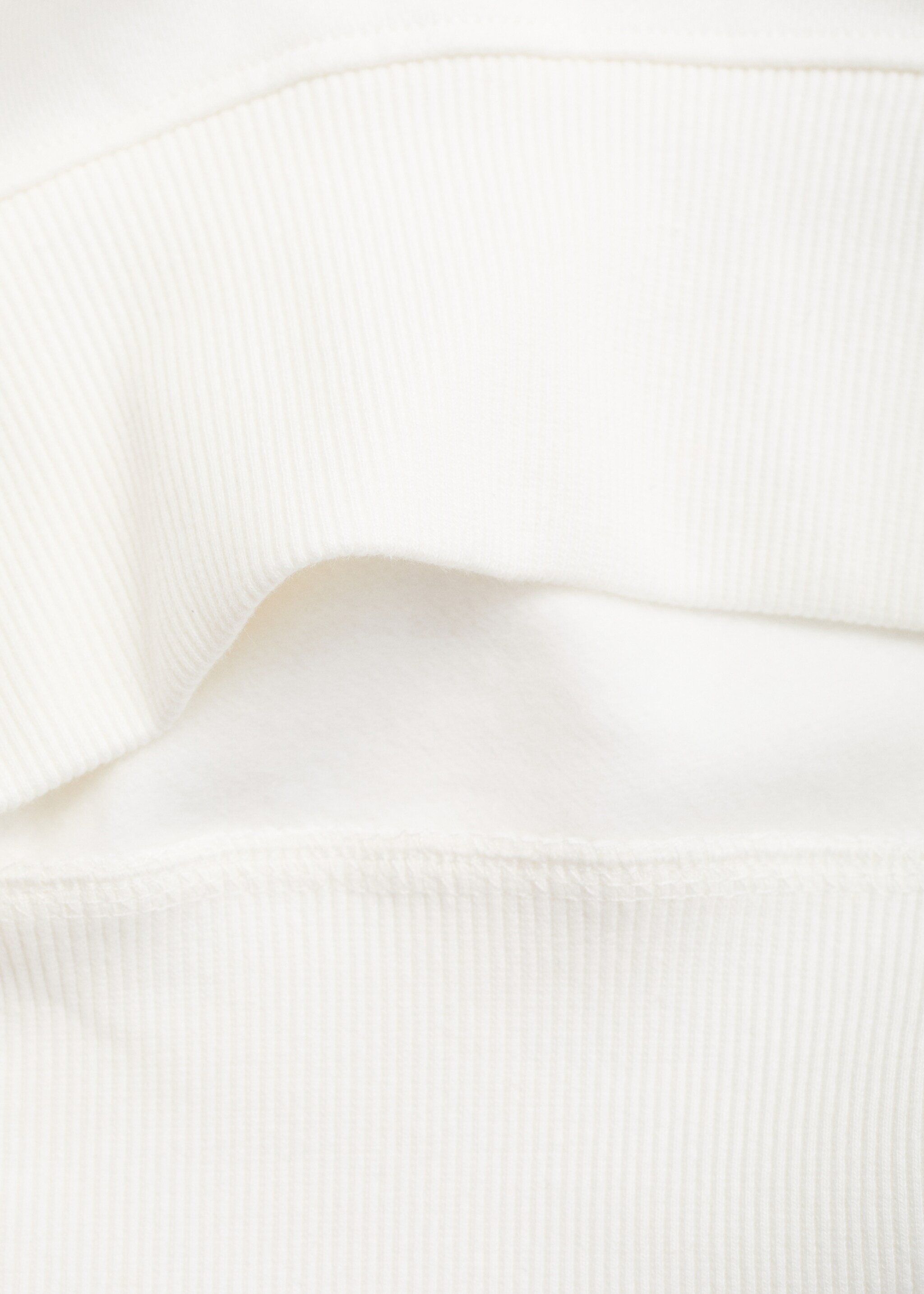 Embroidered detail cotton sweatshirt - Details of the article 0
