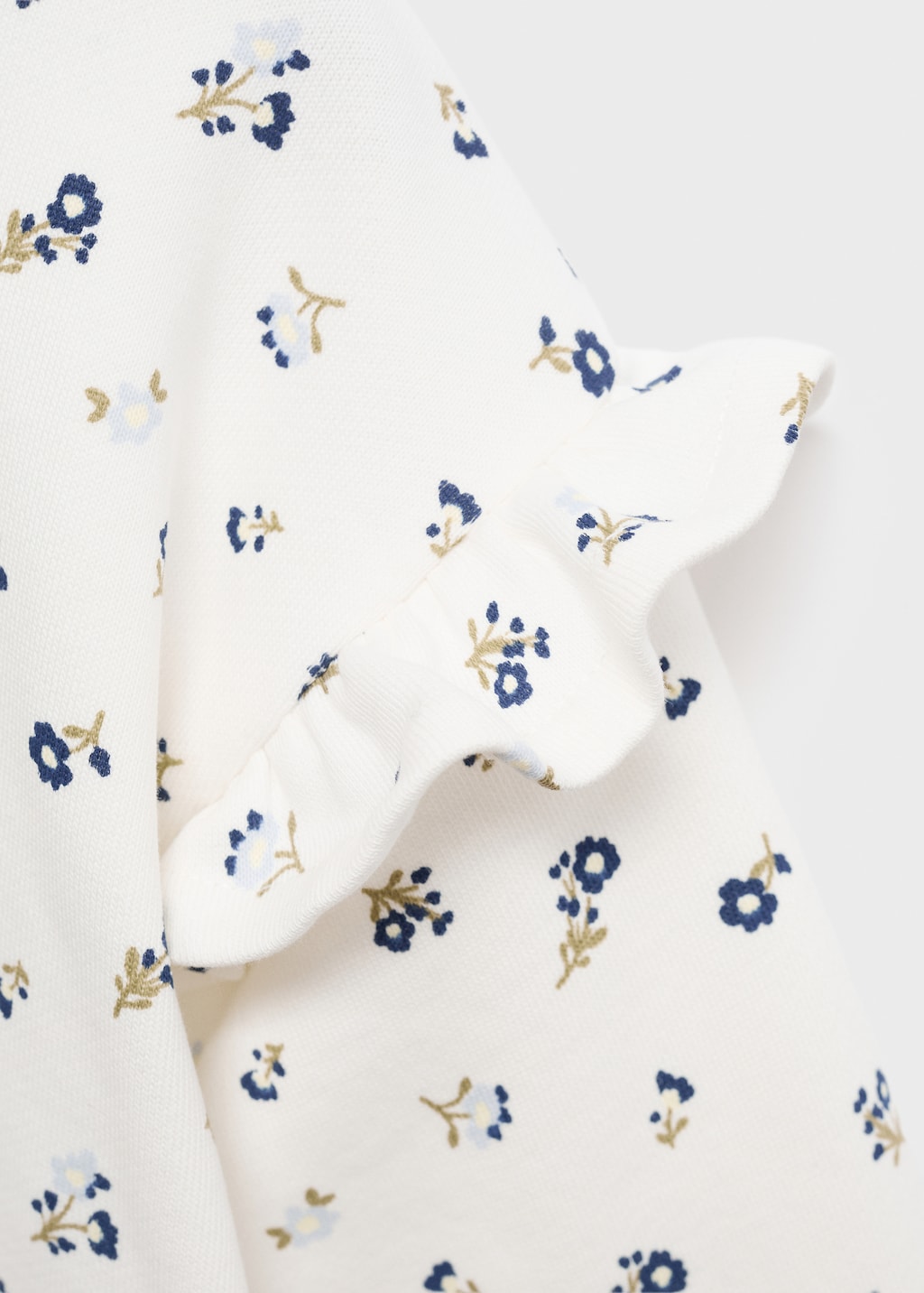 Ruffle detail sweatshirt