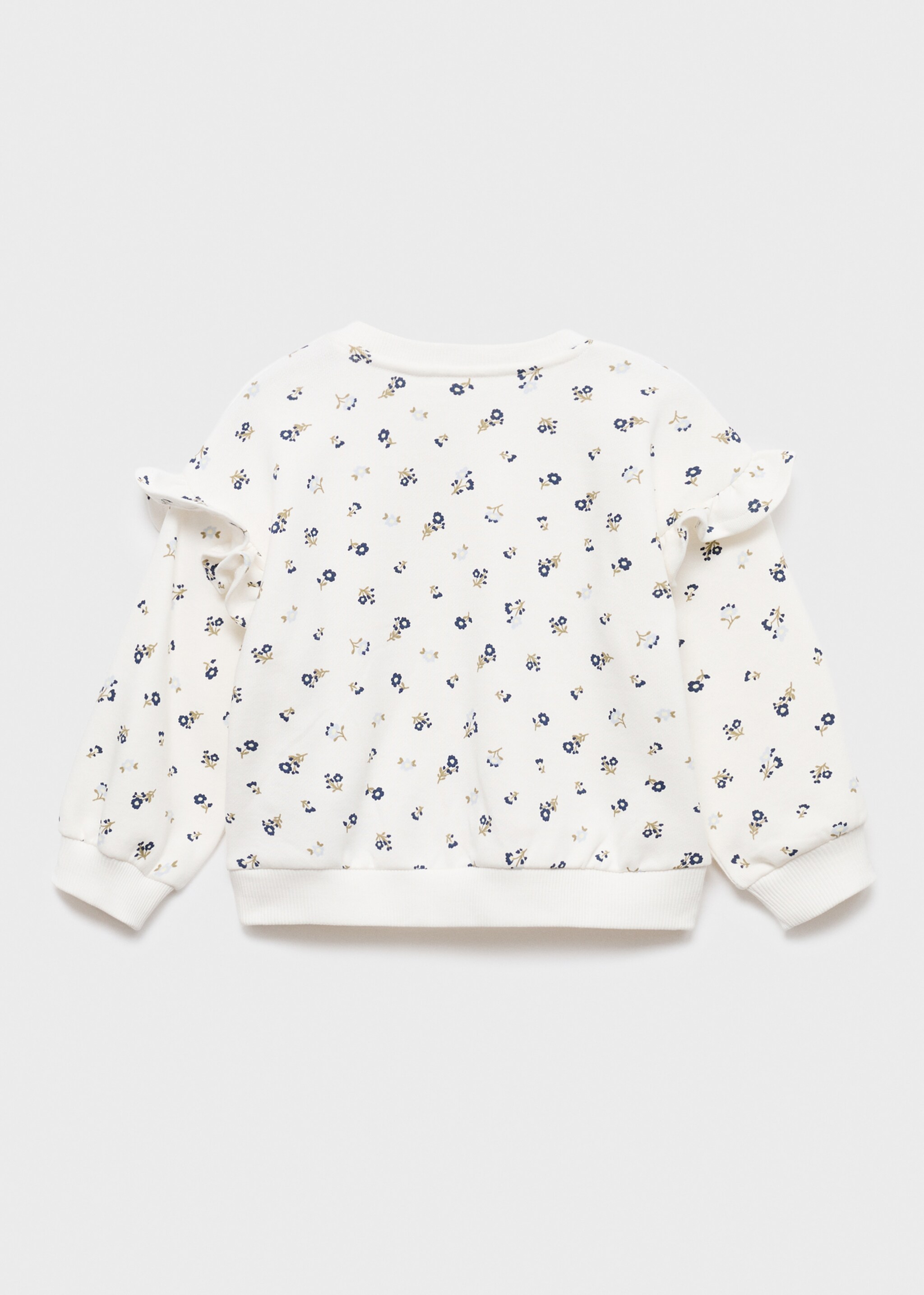 Ruffle detail sweatshirt - Reverse of the article, Off White. Ref: 17015168-00.