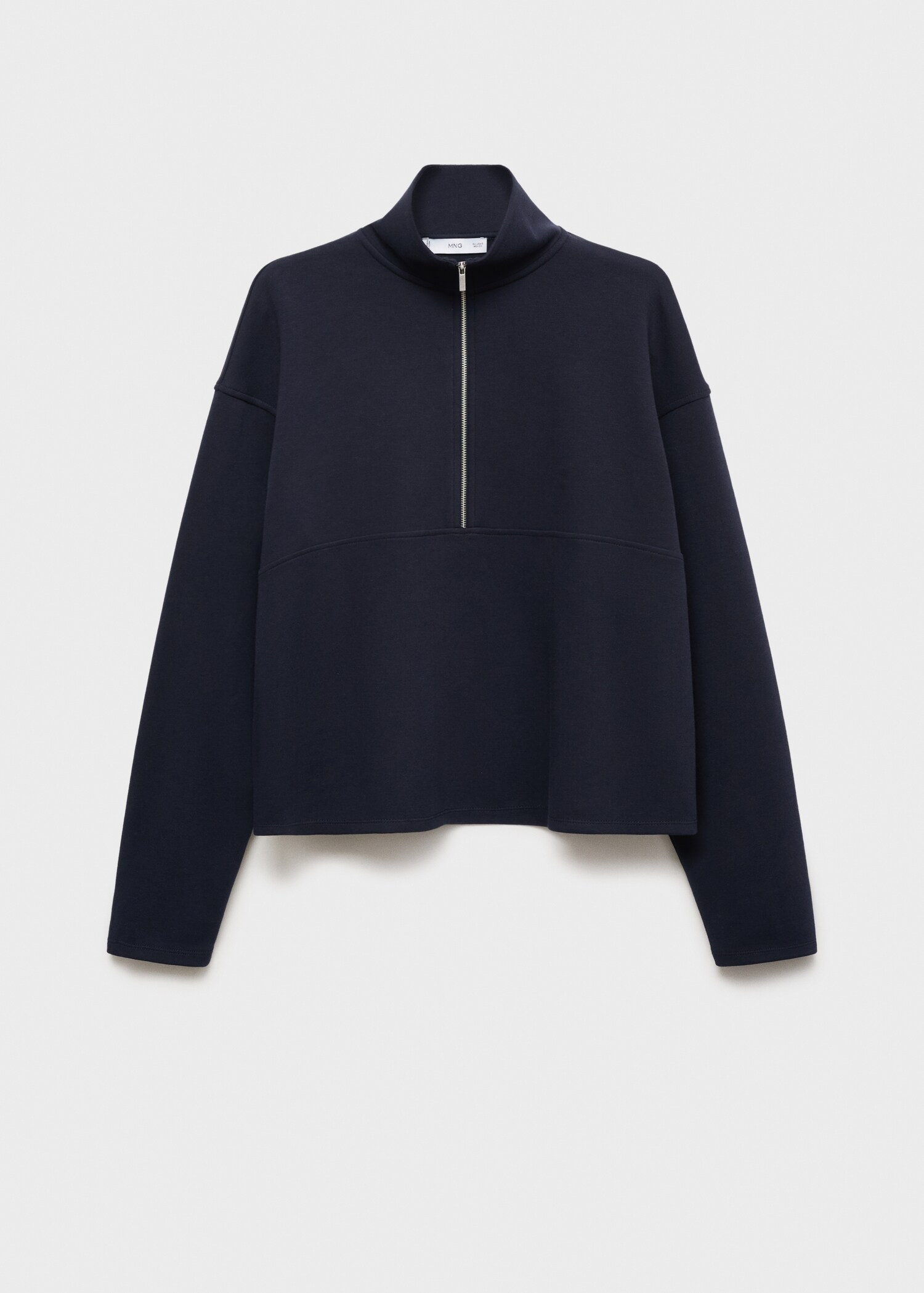 Turtleneck sweatshirt with zip - Article without model