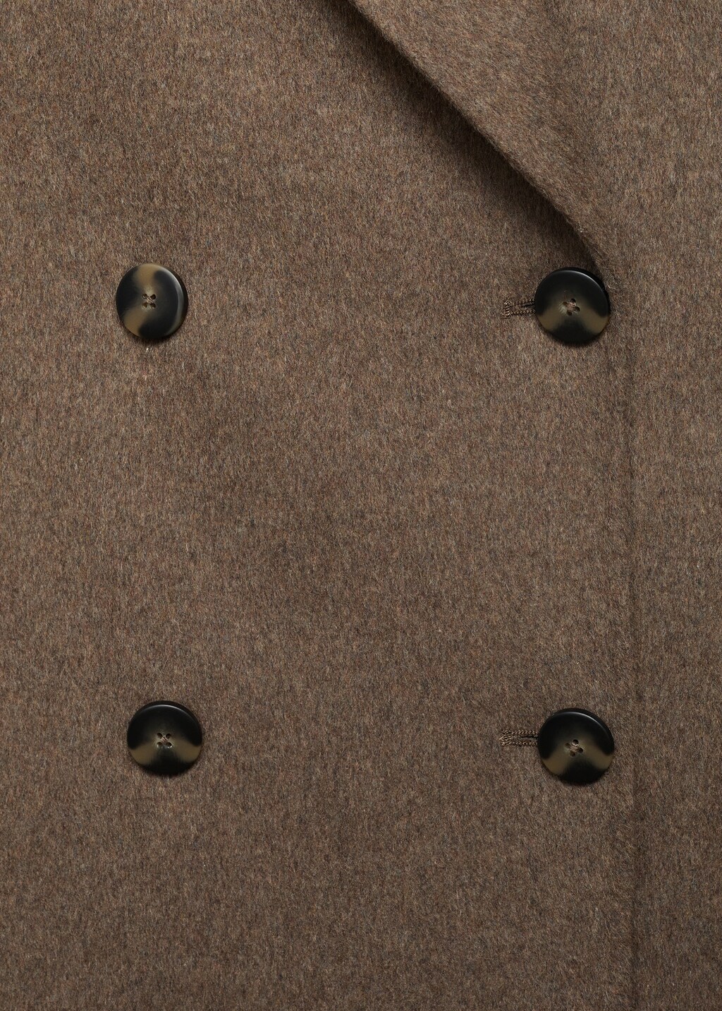 Mango Handmade oversized wool coat