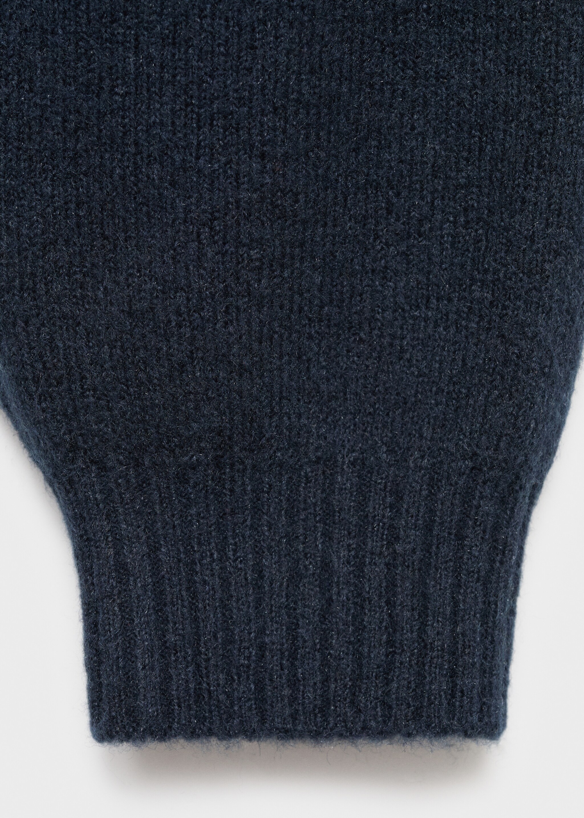 Knit sweater - Details of the article 0, Navy. Ref: 17015794-00.