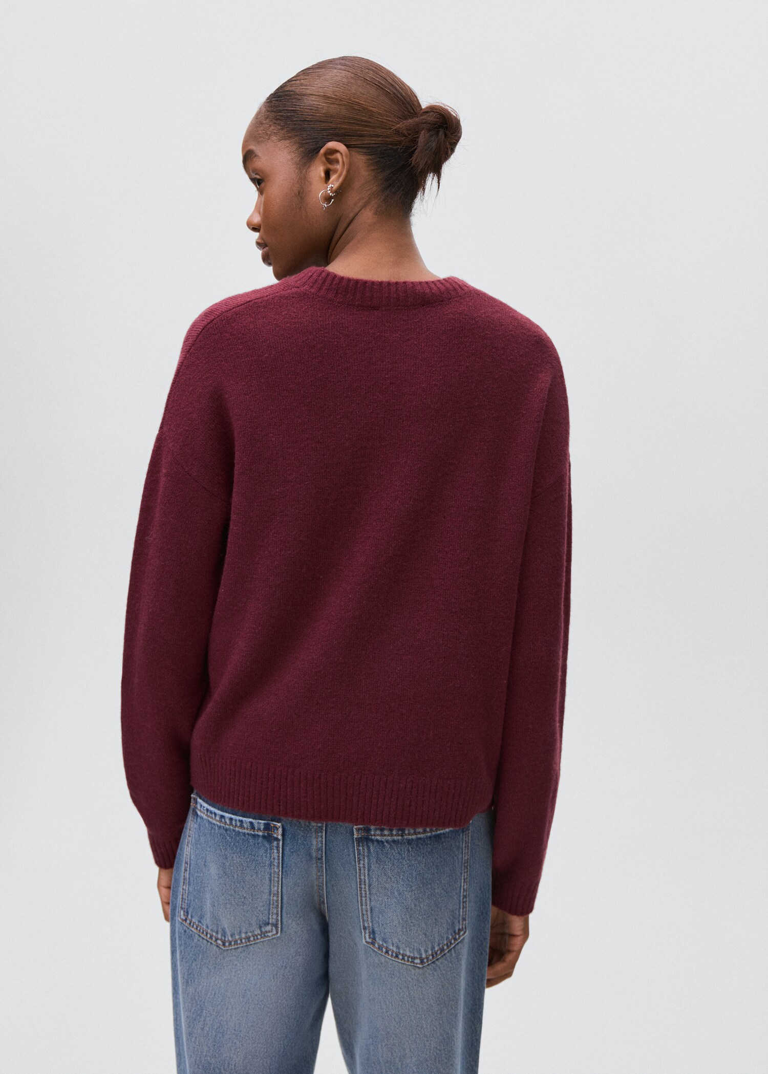 Pull-over maille en laine - Verso de l’article