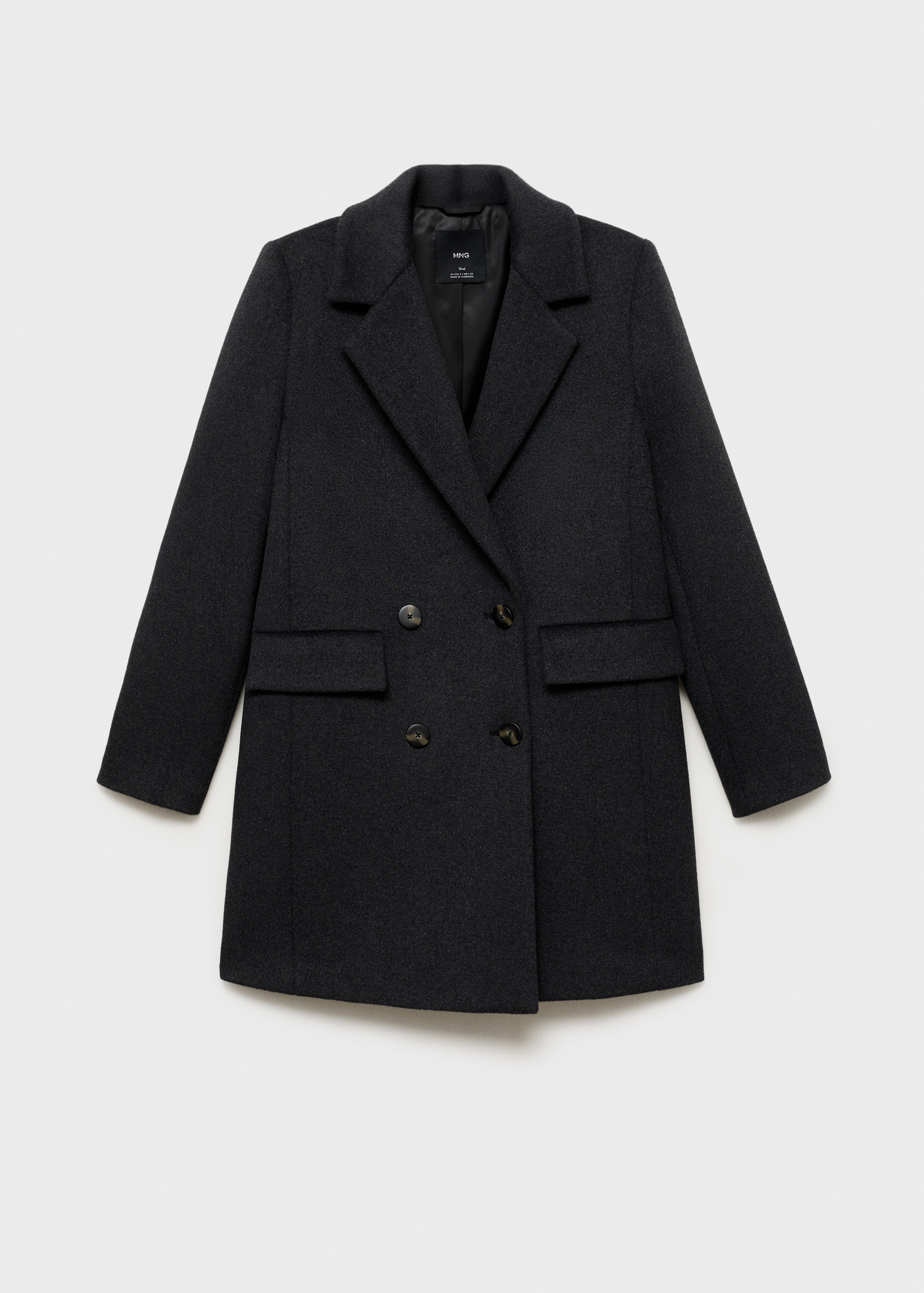 Manteau en laine à double boutonnage - Article sans modèle