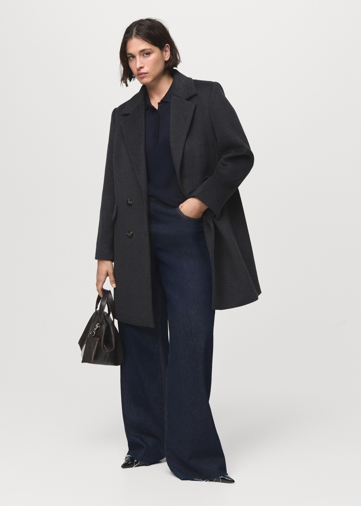 Manteau en laine à double boutonnage - Détail de l'article 3