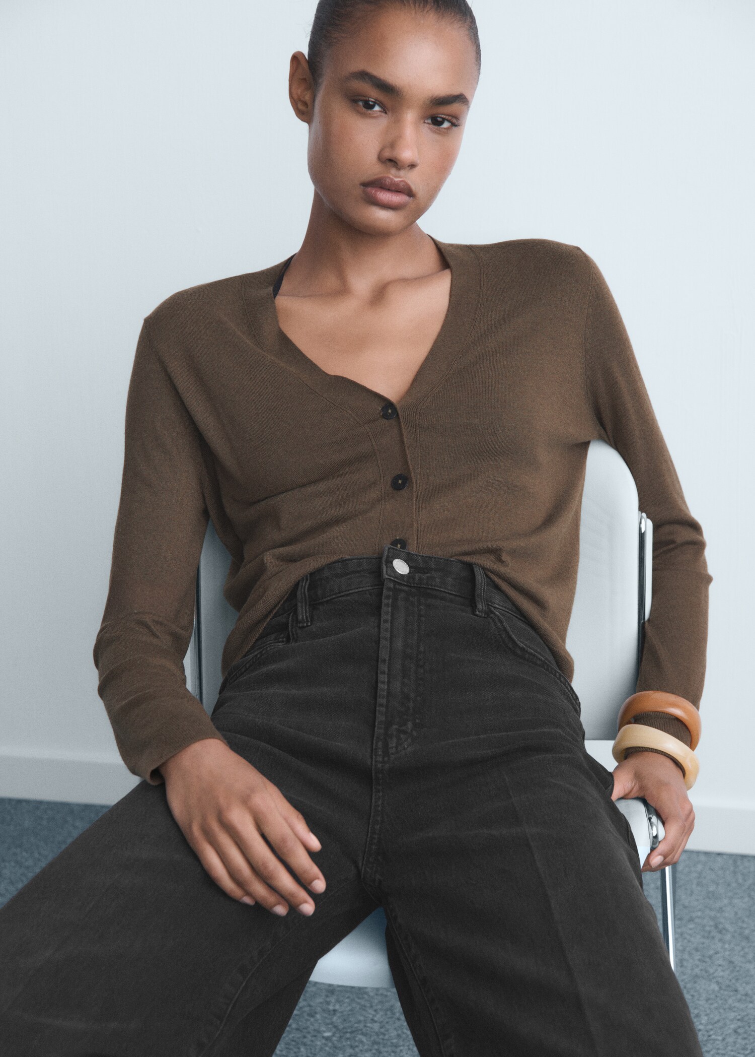 Jean wide leg taille haute - Détail de l'article 2