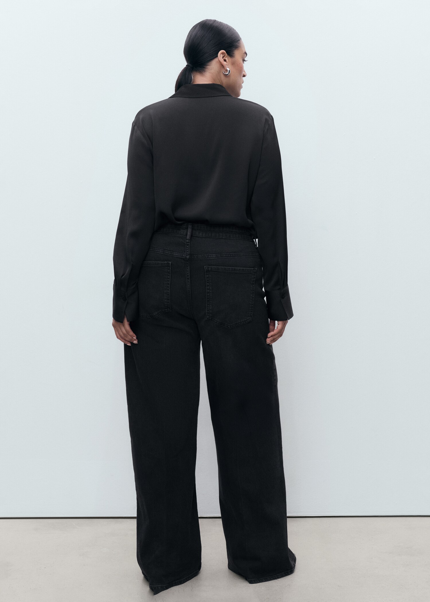 Jean wide leg taille haute - Détail de l'article 4