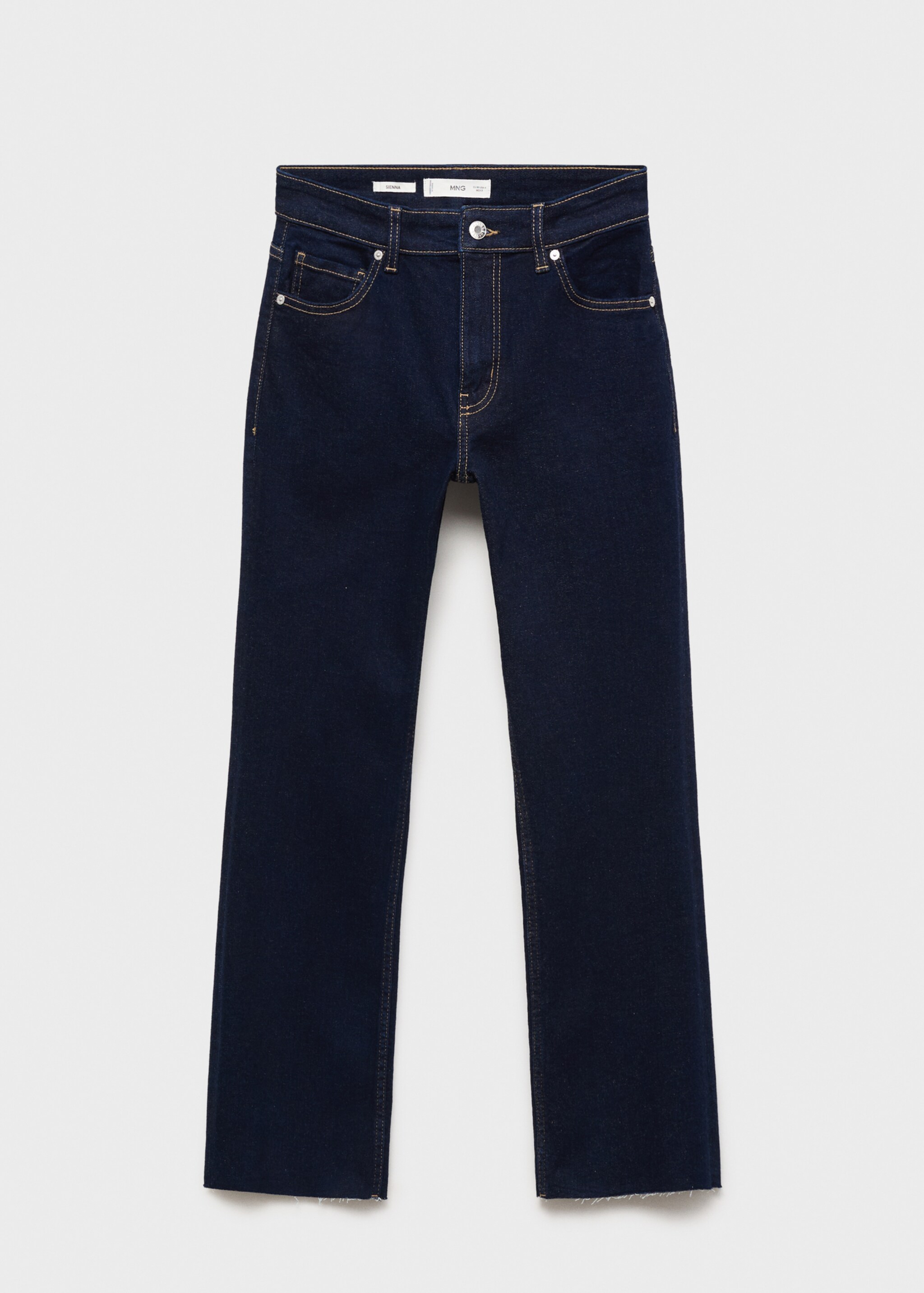 Jean Sienna flare crop - Article sans modèle, Bleu. Ref: 17015802-00.