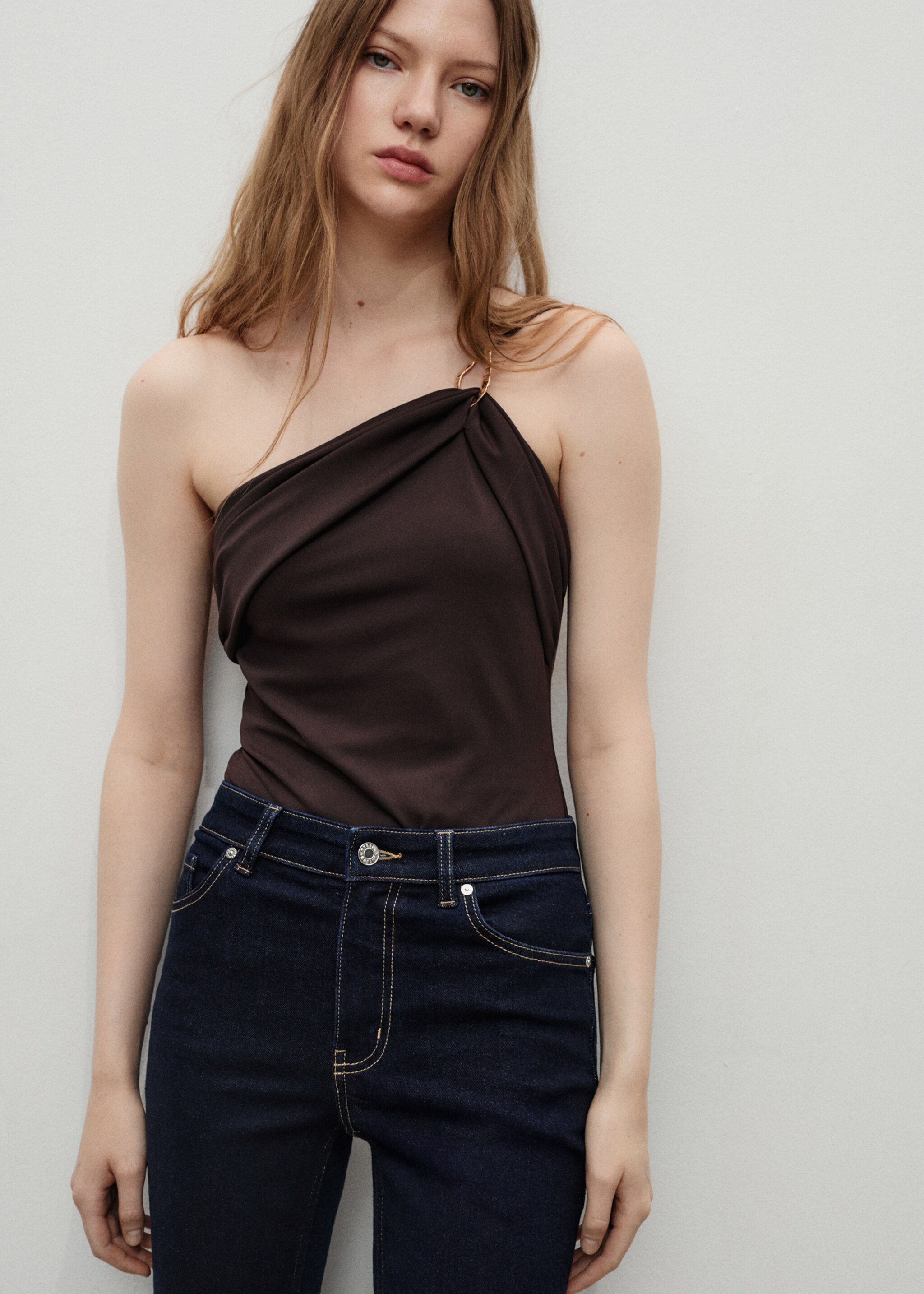Jean Sienna flare crop - Détail de l'article 1, Bleu. Ref: 17015802-00.