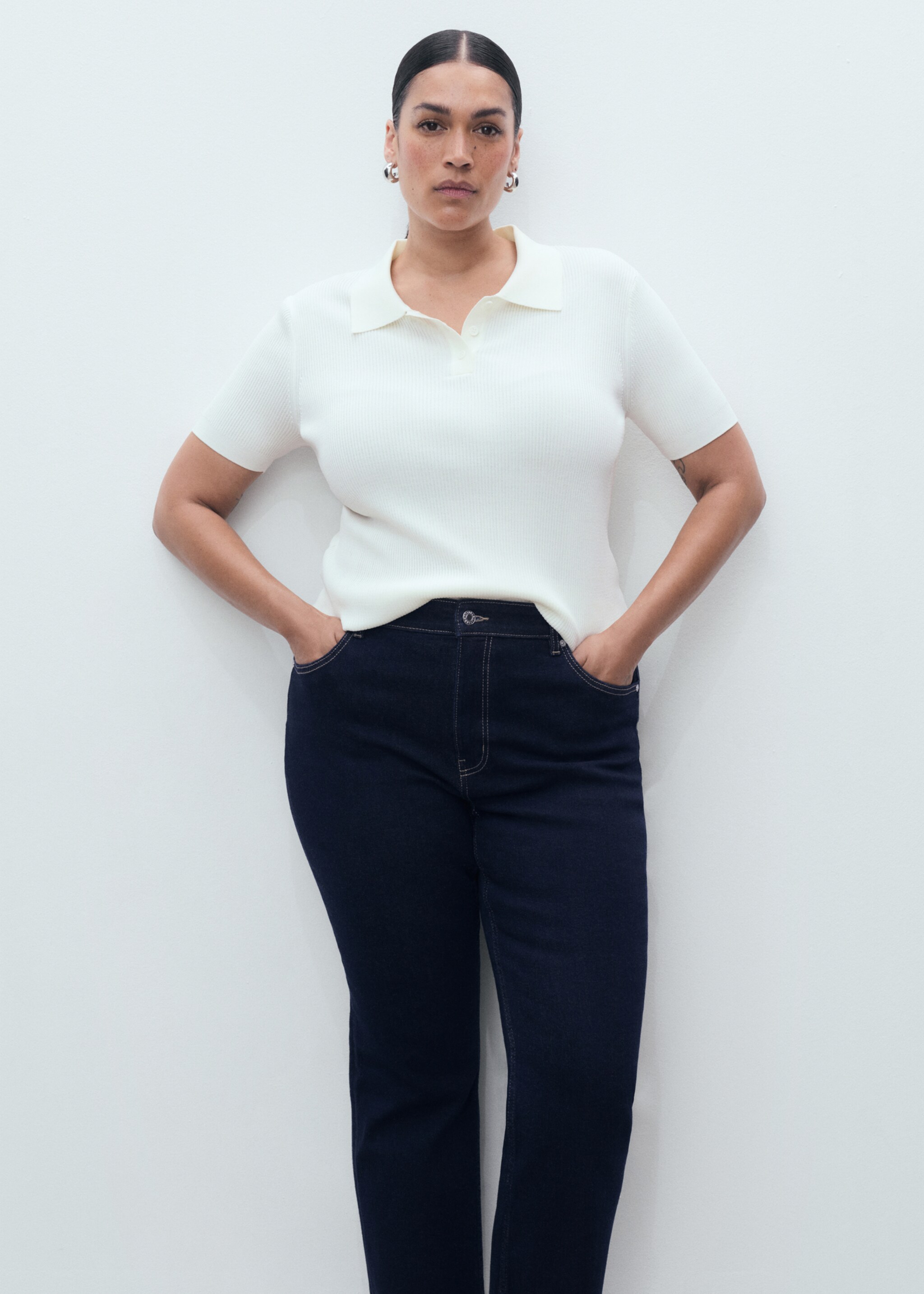 Jean Sienna flare crop - Détail de l'article 5, Bleu. Ref: 17015802-00.