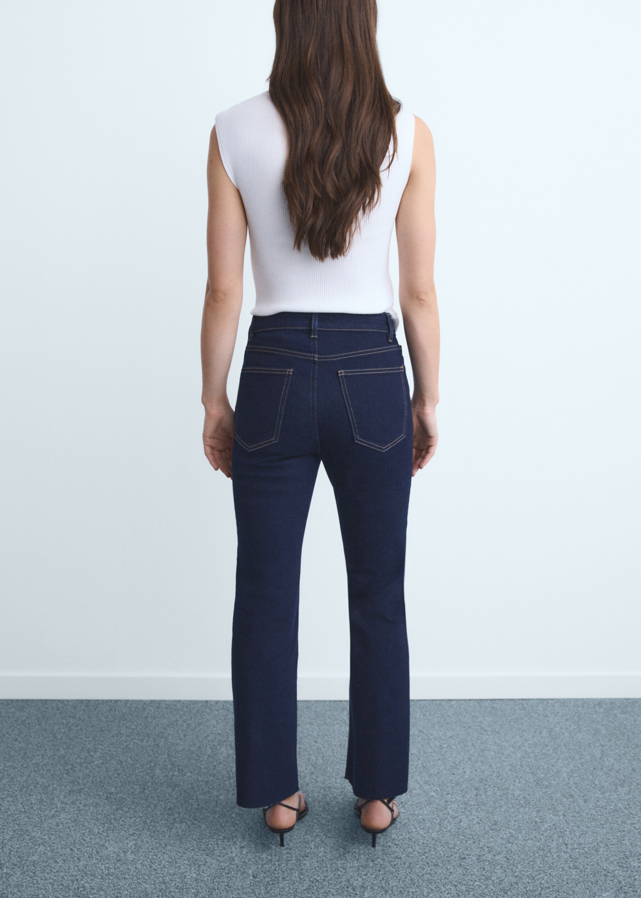 Jean Sienna flare crop - Verso de l’article, Bleu. Ref: 17015802-00.