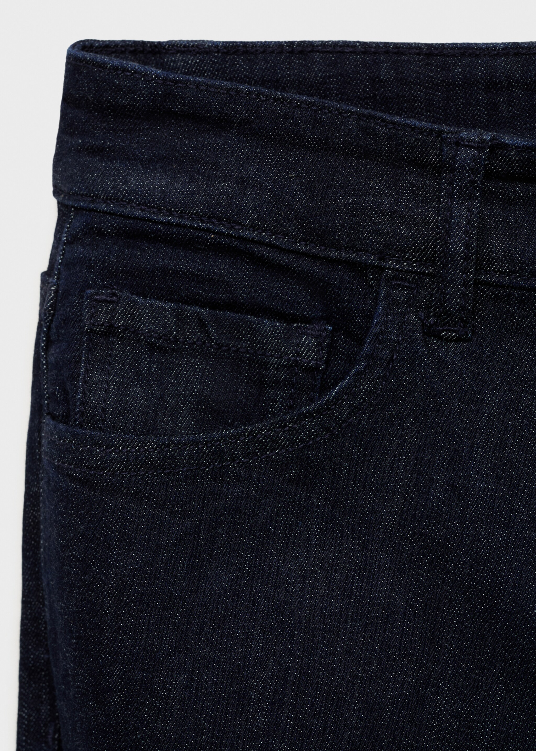 Jean flare taille normale rinse wash - Détail de l'article 8, Bleu. Ref: 17015804-00.