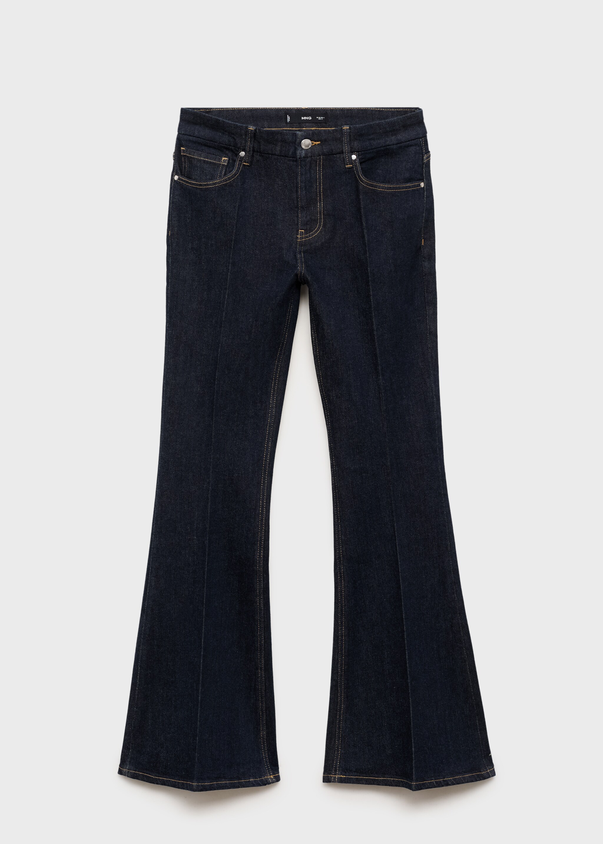 Jean Violeta flare taille haute - Article sans modèle, Bleu. Ref: 17015805-00.