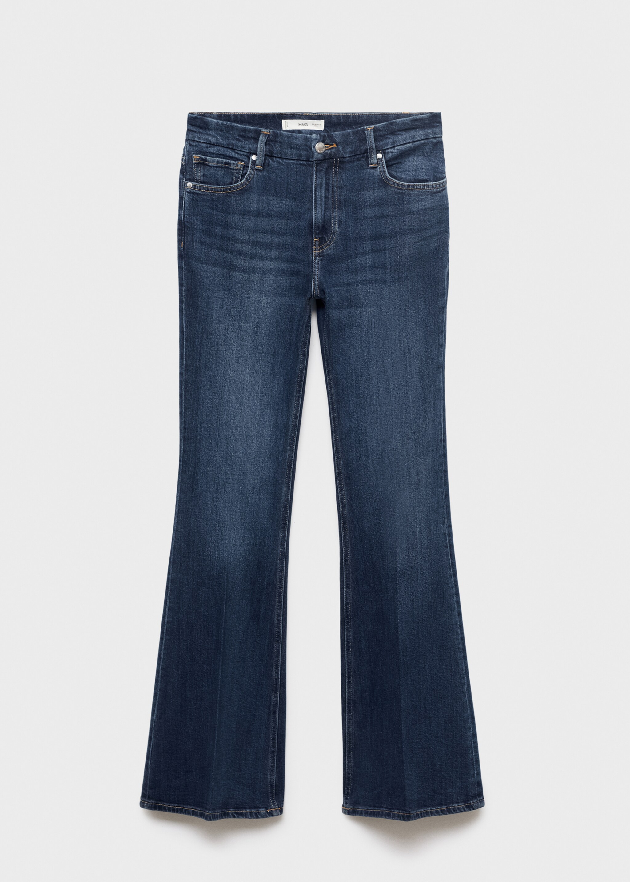Violet flared high-rise jeans - Article without model, Dark Blue. Ref: 17015806-00.
