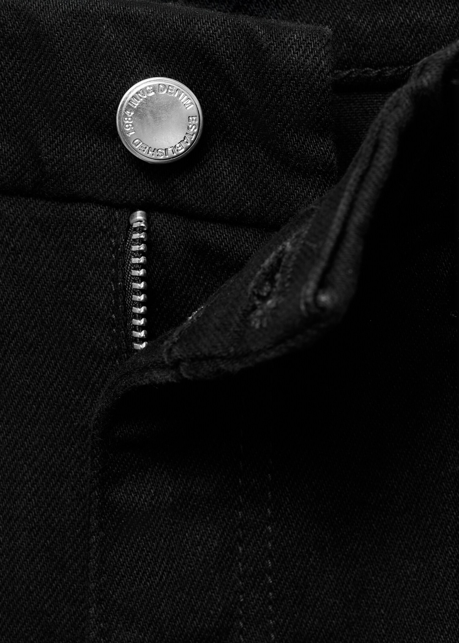 Violet flared high-rise jeans - Details of the article 0