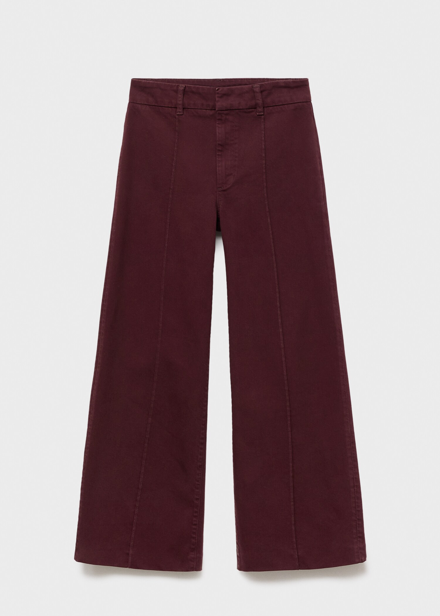 High-waisted wide leg jeans with stitching - Article without model