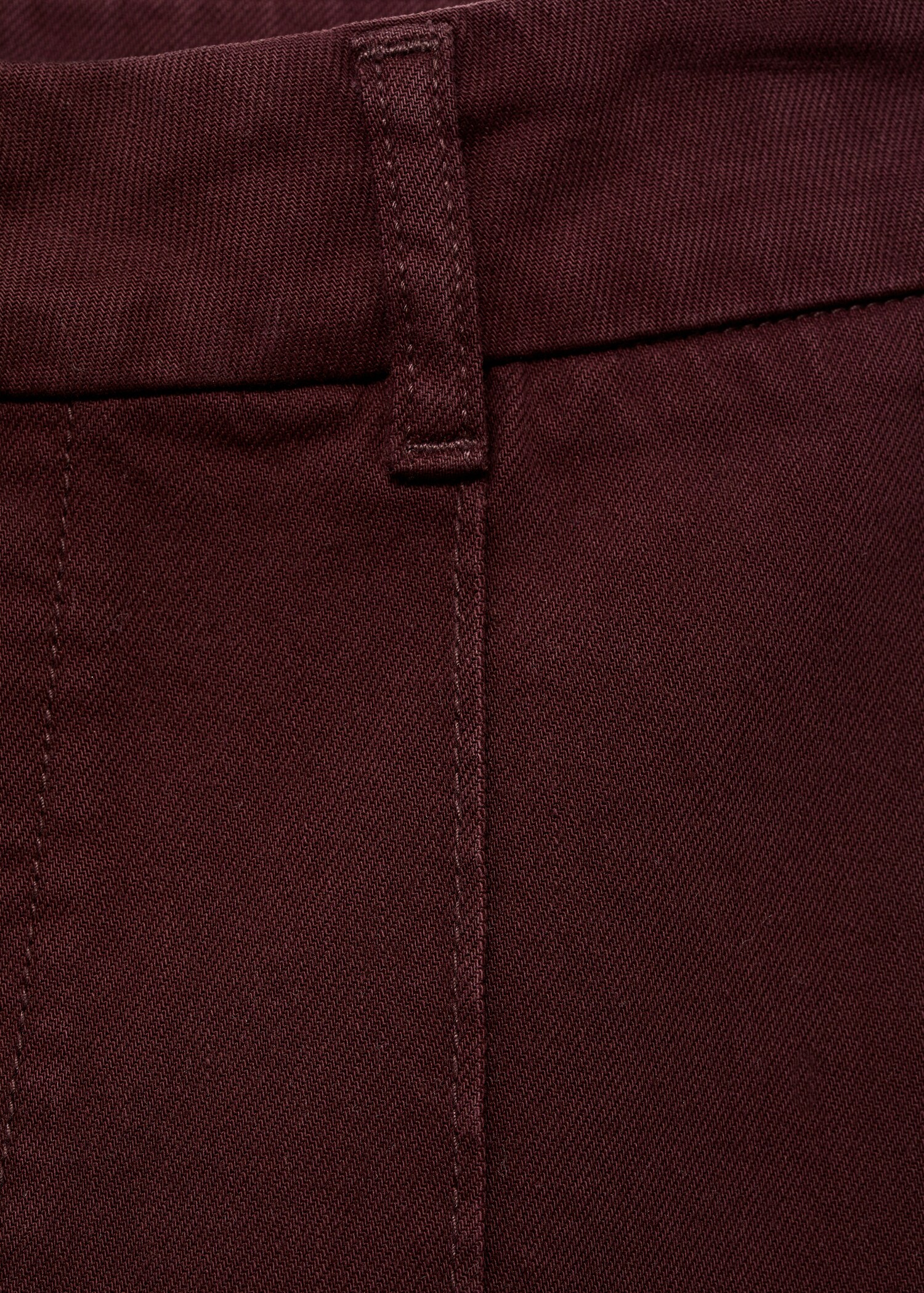 High-waisted wide leg jeans with stitching - Details of the article 0
