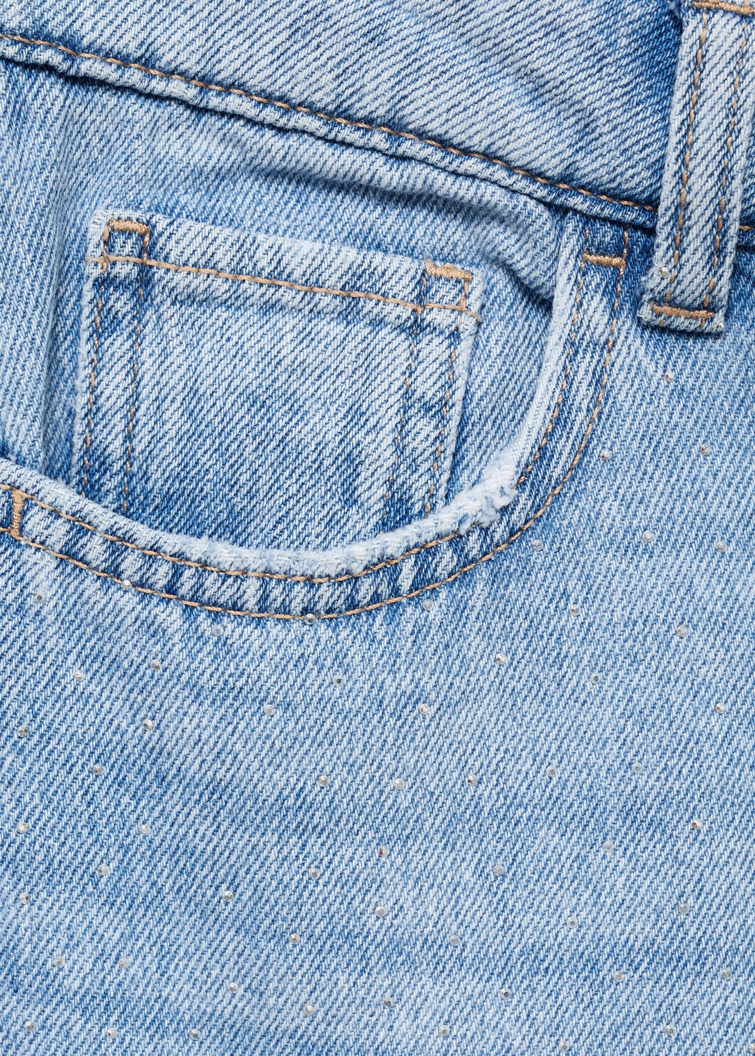 Jean droit à strass - Détail de l'article 0