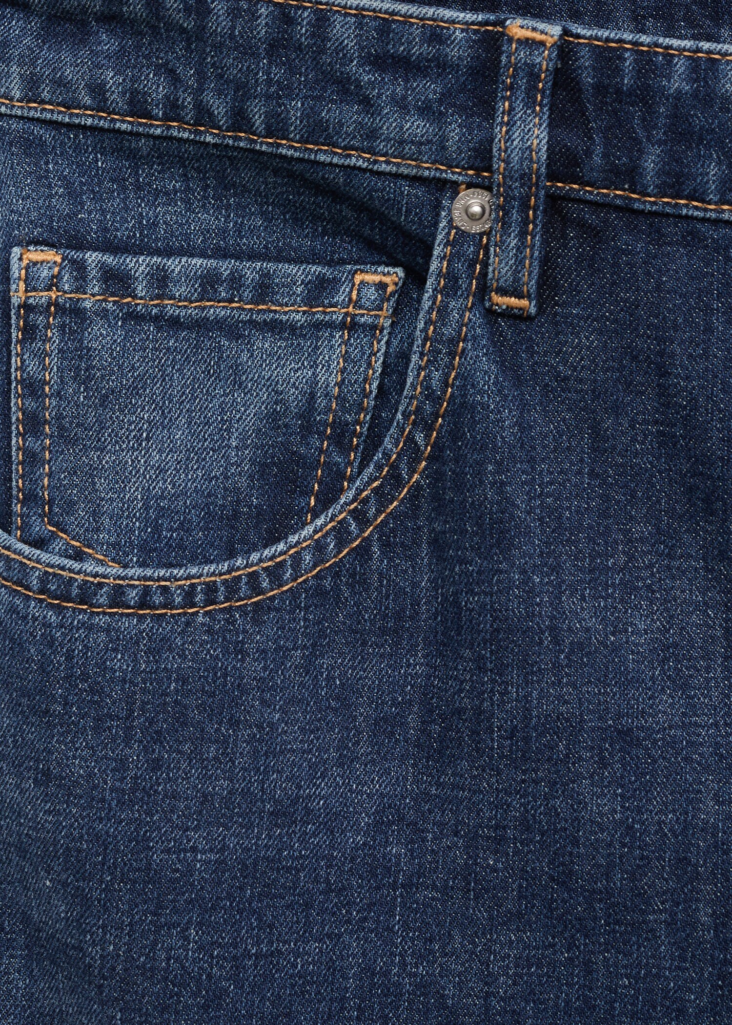 Low-rise wide-leg jeans - Details of the article 0