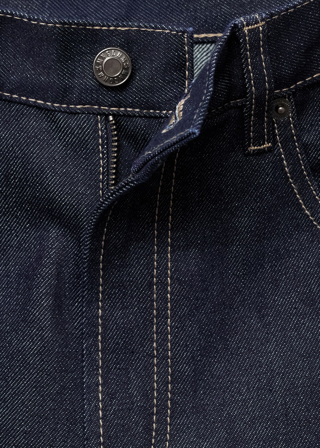 High-waisted barrel jeans