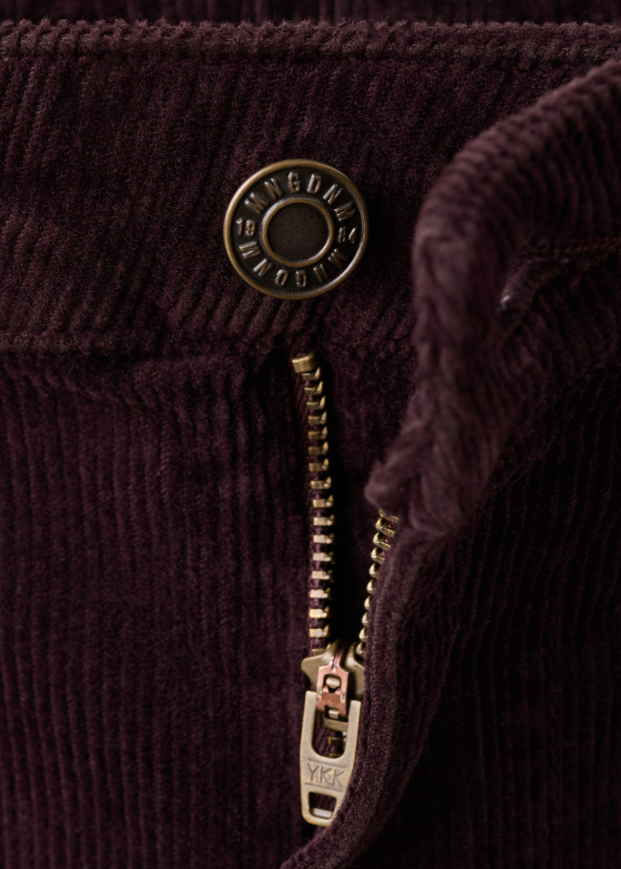 Wide-Leg-Cord-Jeans - Detail des Artikels 0, Weinrot. Ref: 17015820-00.
