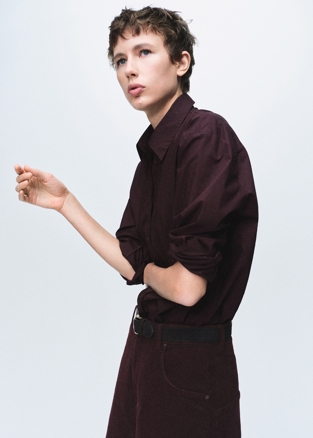 Wide leg low-rise corduroy jeans - image 4