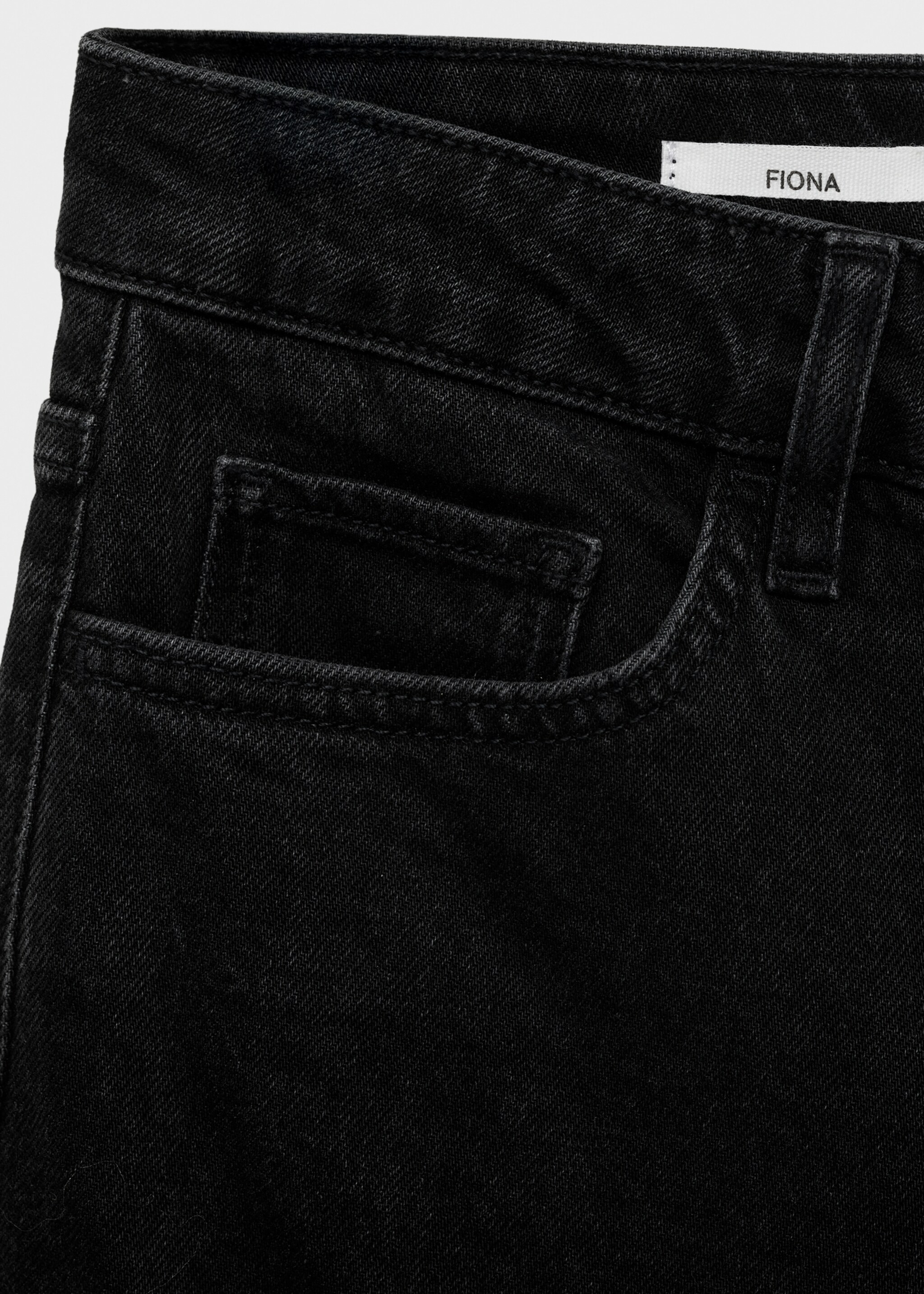 Jean Fiona flare taille normale - Détail de l'article 0, Black denim. Ref: 17015822-00.