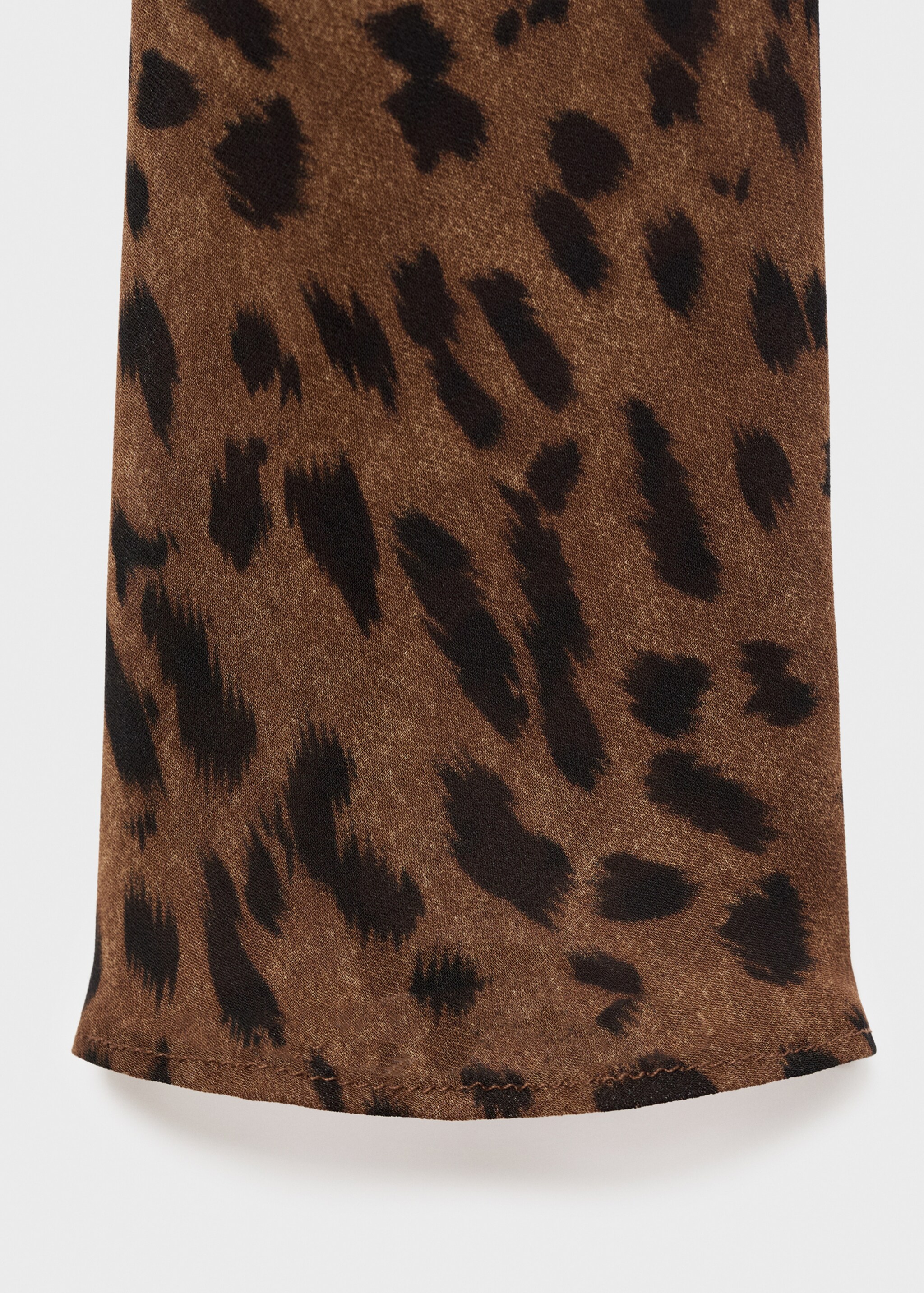 Vestido leopardo manga larga - Detalle del artículo 0, Negro. Ref: 17015825-00.