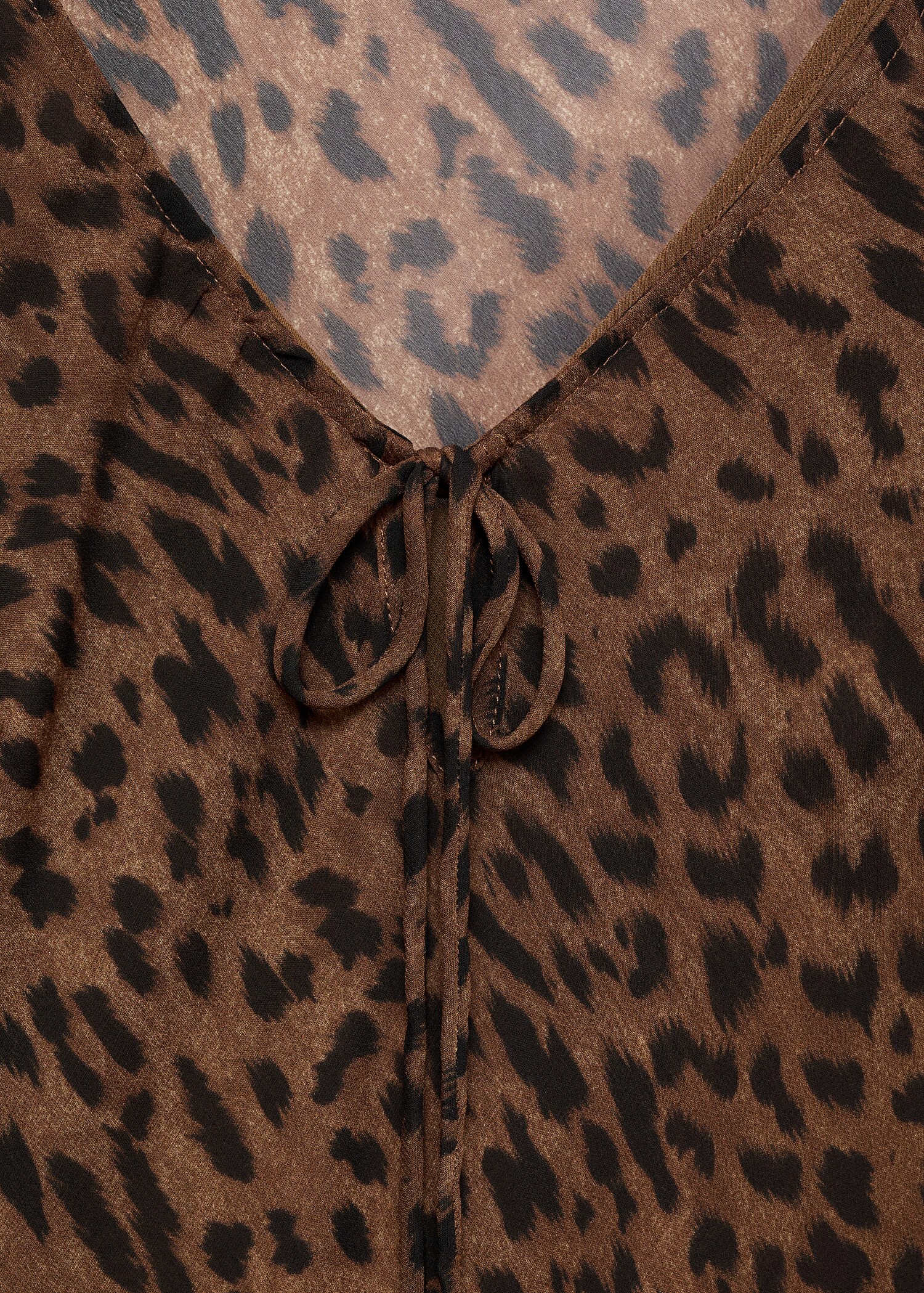 Vestido leopardo manga larga - Detalle del artículo 8
