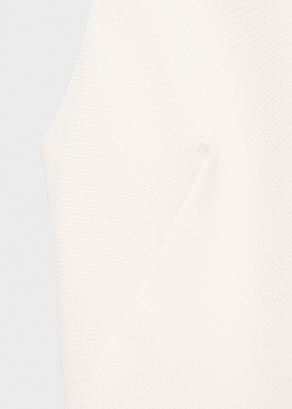 High-neck dress with ruffle