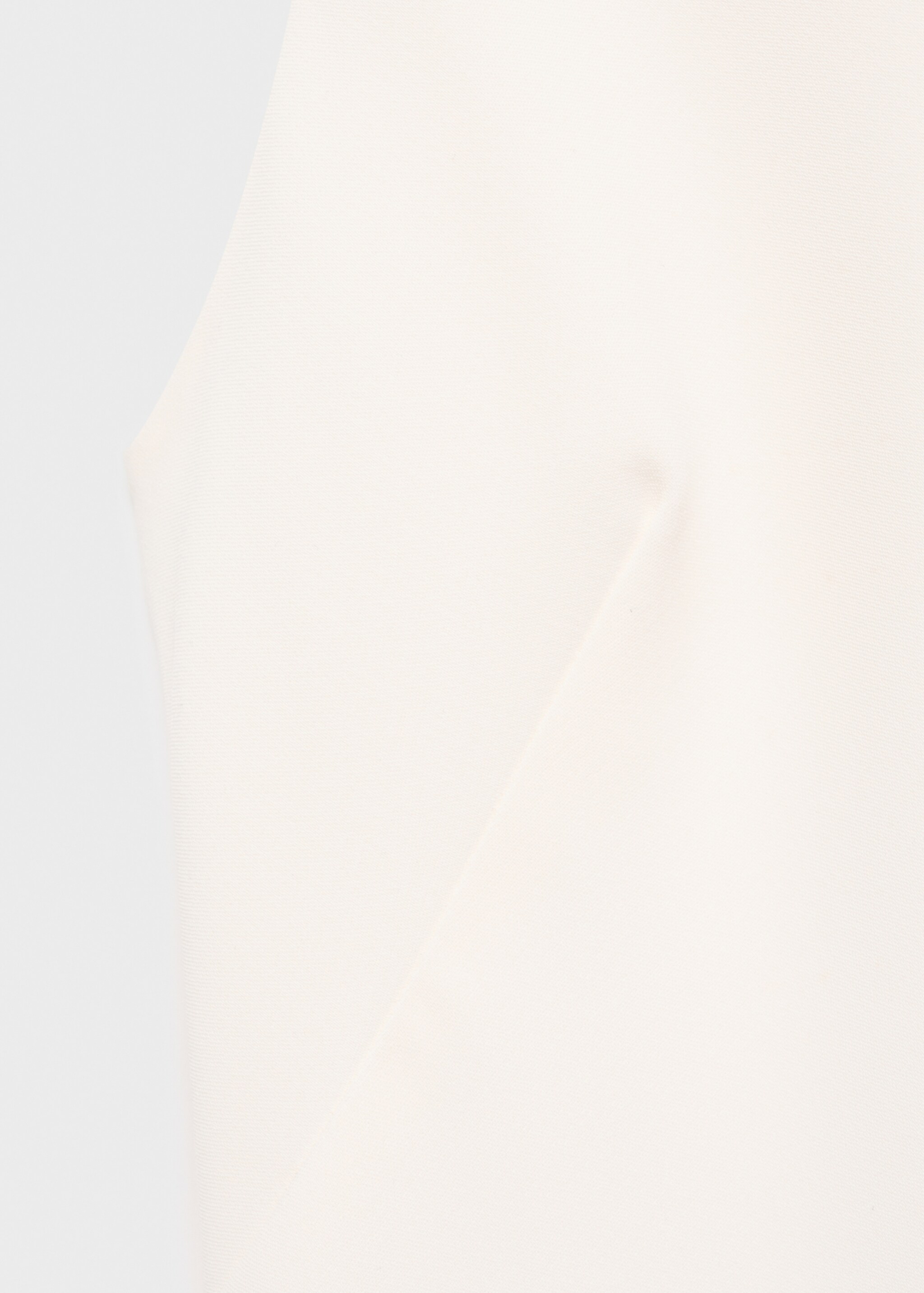 High-neck dress with ruffle - Details of the article 8, Ecru. Ref: 17015827-00.