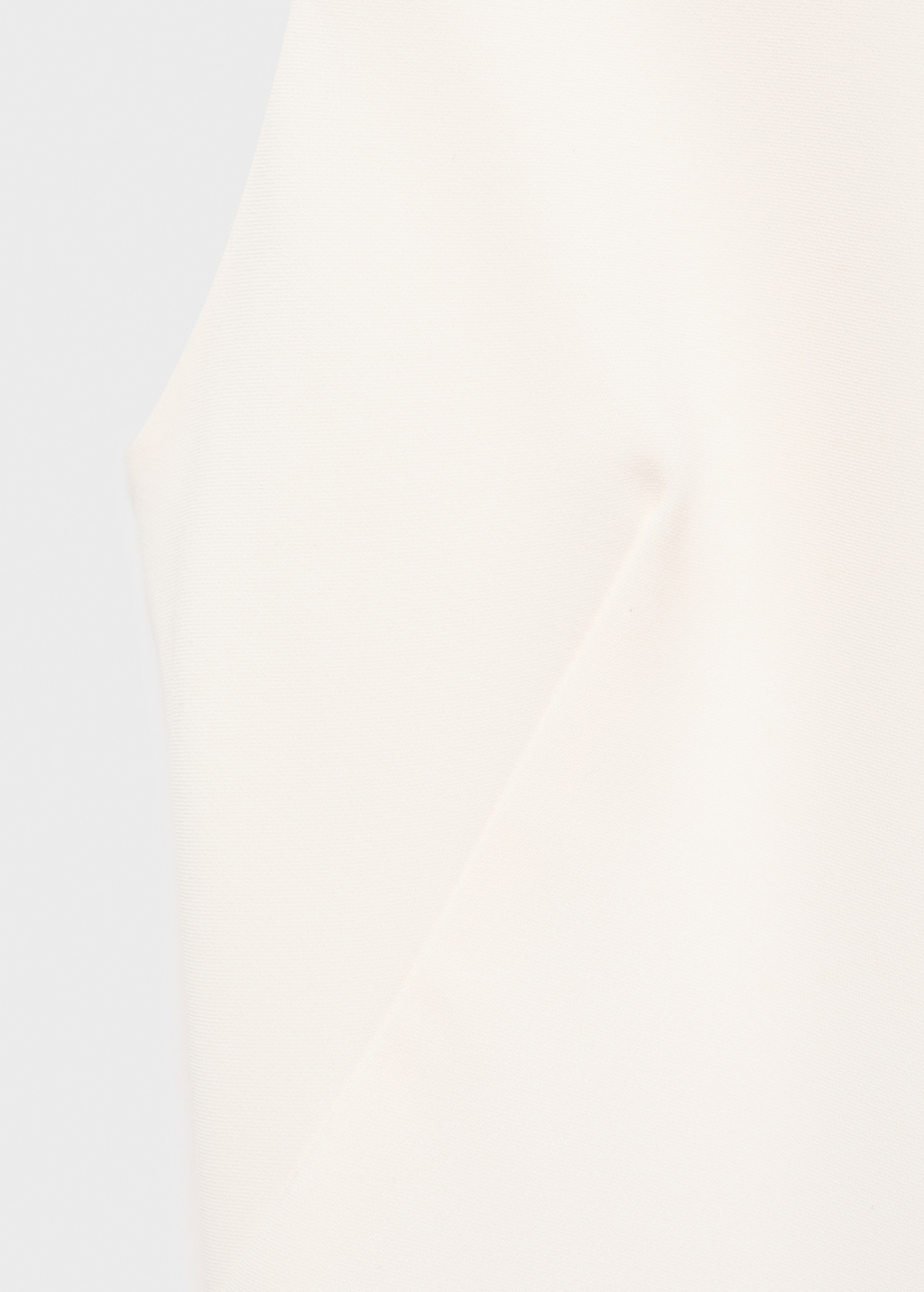 High-neck dress with ruffle