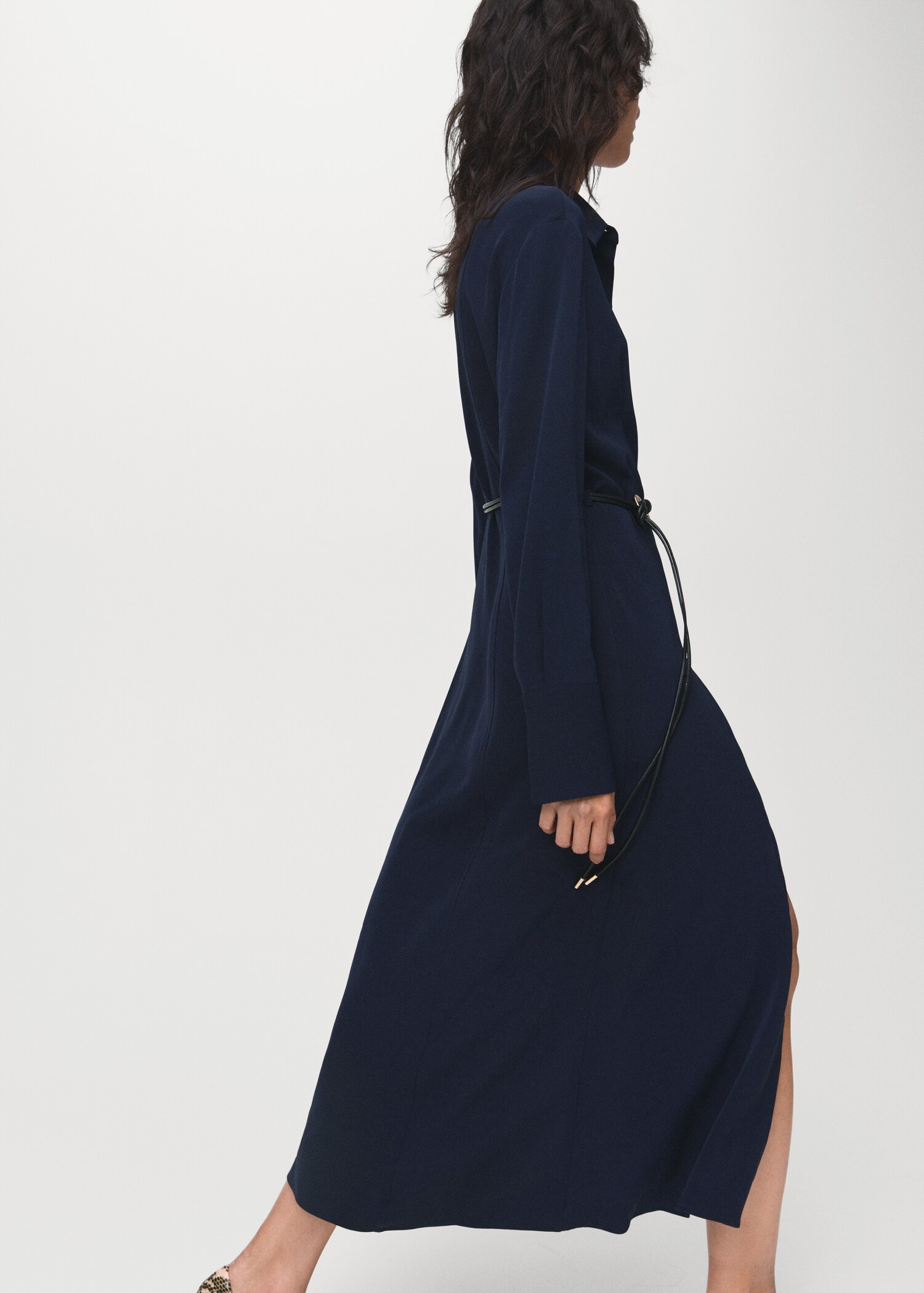 Belt shirt dress - Details of the article 2
