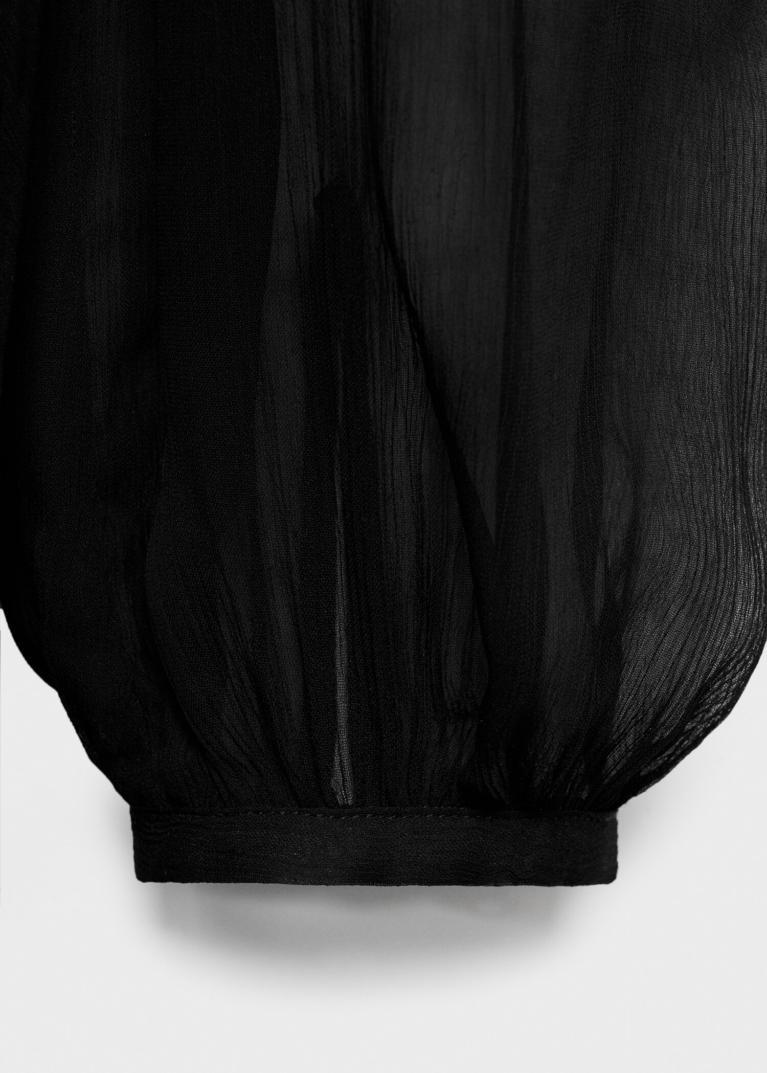 Robe gaze manches bouffantes - Détail de l'article 0